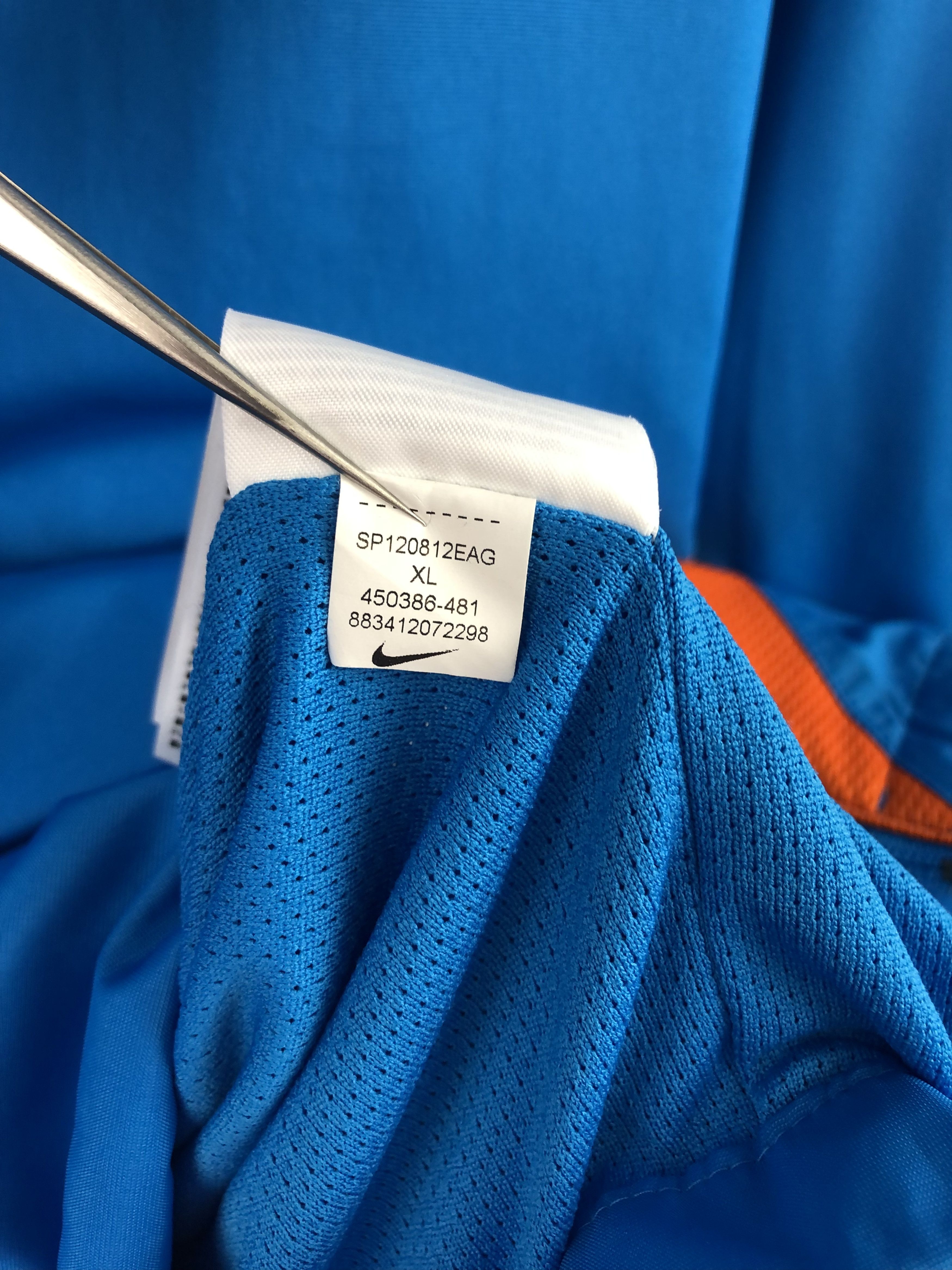 Nike Netherlands Holland Football Jacket Track Top Windbreaker Size US XL / EU 56 / 4 - 13 Thumbnail