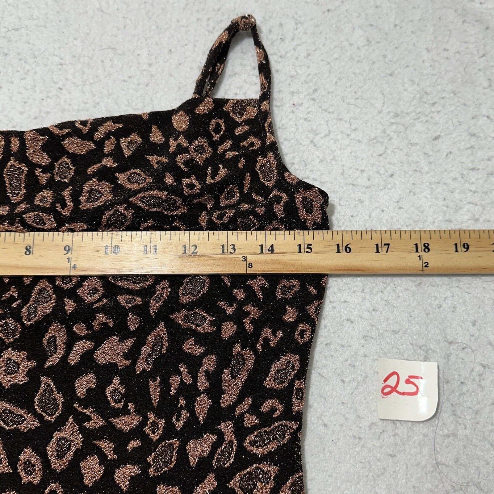 Forever 21 Forever 21 Small Black Brown Leopard Bodycon Mini Dress Size S / US 4 / IT 40 - 9 Thumbnail