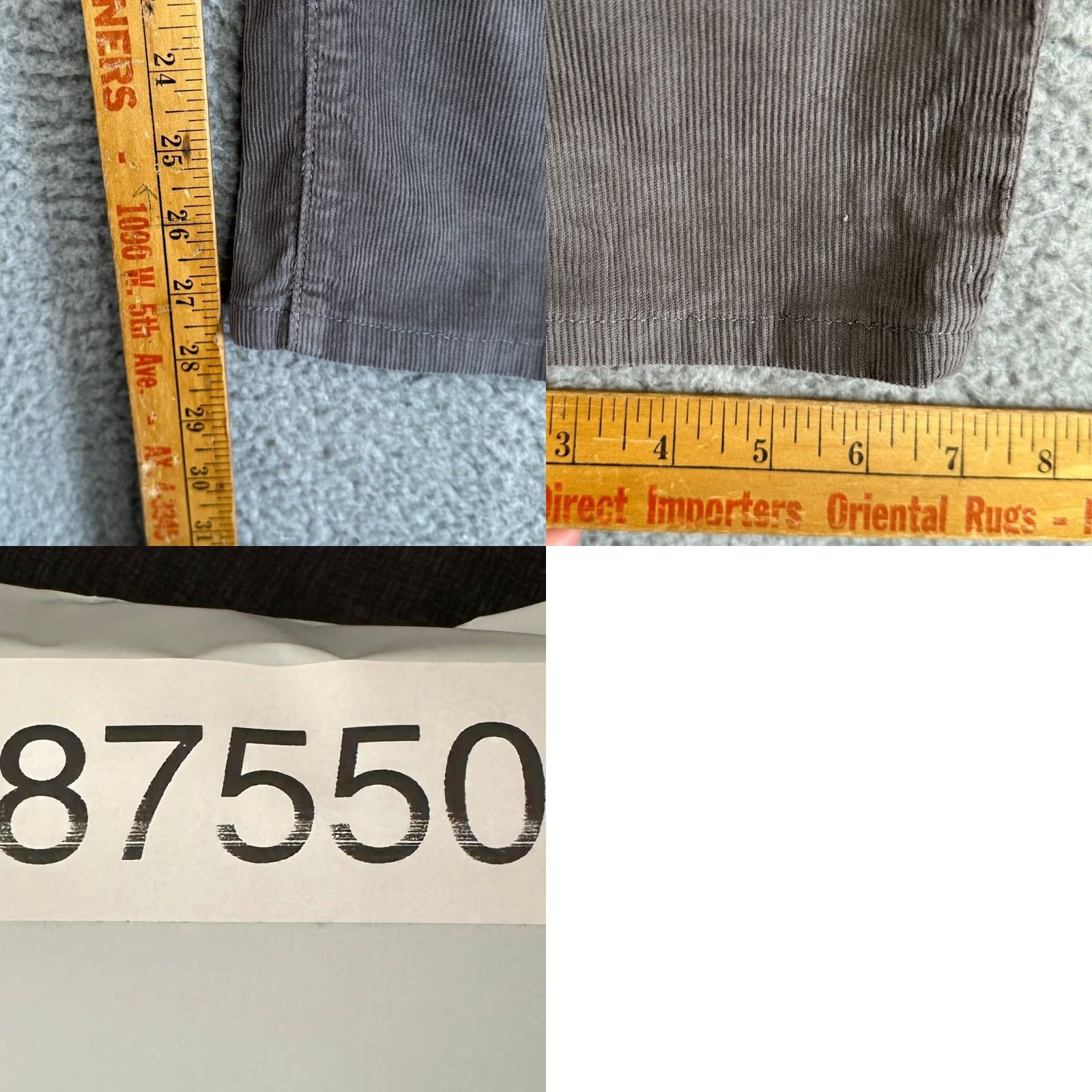 Bonobos Bonobos Pants Mens 32X30 Grey Tailored French Corduroy Chino Stretch Made In USA Size US 32 / EU 48 - 8 Thumbnail