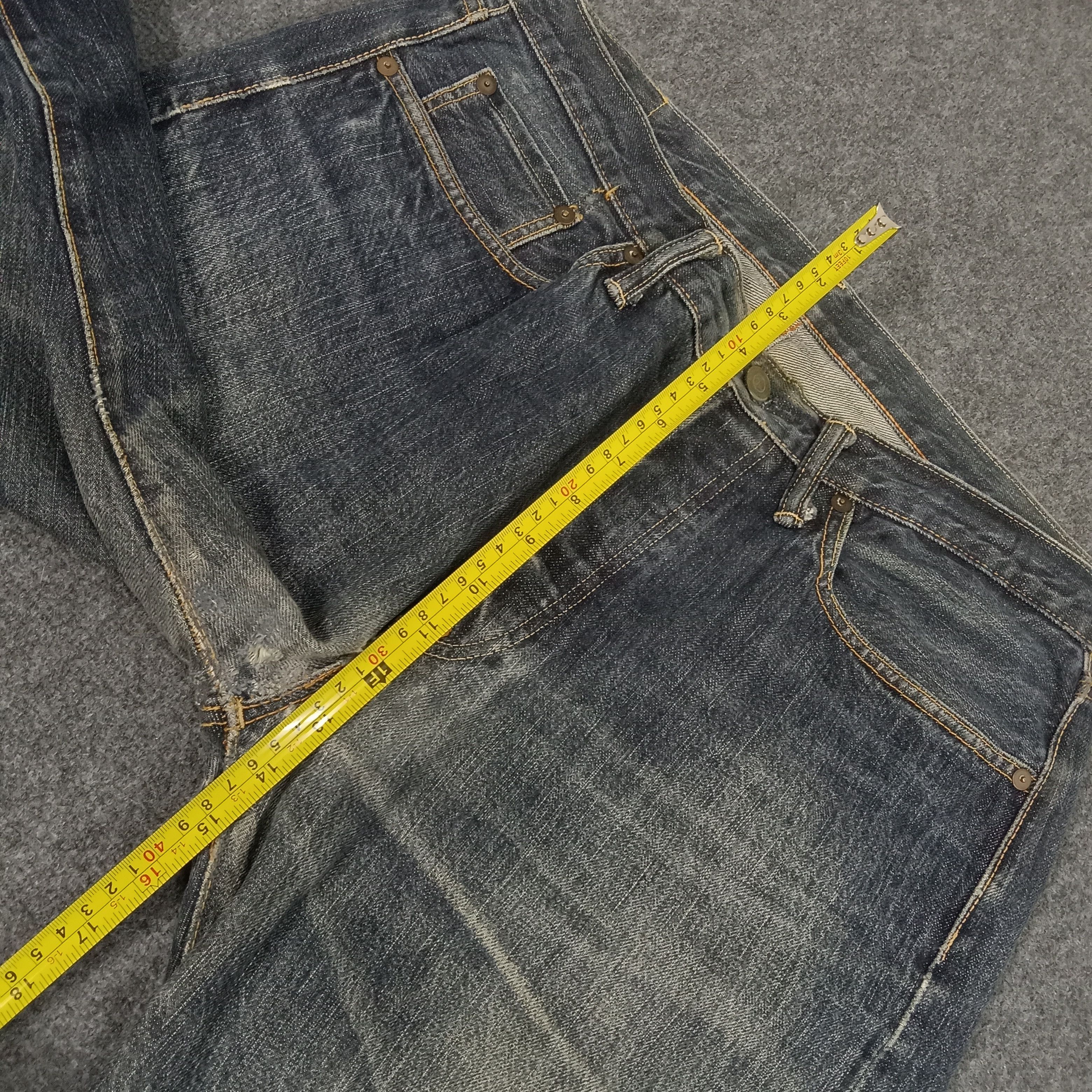 45rpm × Japanese Brand × Vintage 45rpm Japanese Brand Denim Jeans Size US 33 - 9 Thumbnail