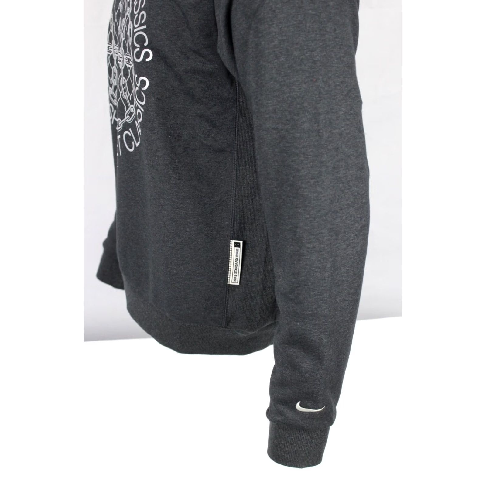 Nike Nike Standard Issue Men's Dri-FIT Basketball Crew Neck Sweatshirt M Medium Black Graphic Print 90s Sports Pullover with Pockets Women/Men? Size US M / EU 48-50 / 2 - 3 Thumbnail
