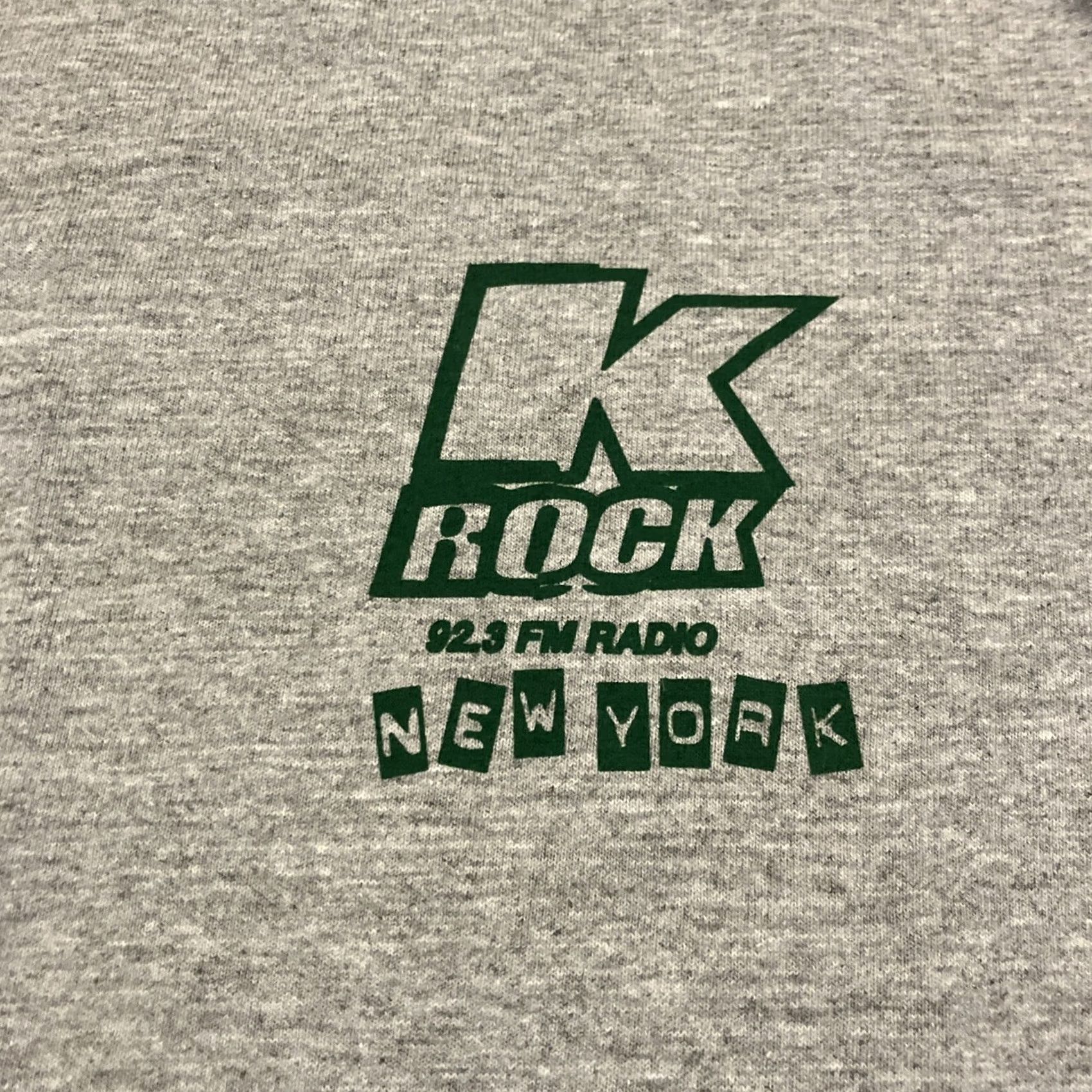 Anvil VINTAGE KROCK 92.3 Howard Stern Heineken Ringer T Shirt XL Gray Mens Shirt Size US XL / EU 56 / 4 - 2 Thumbnail