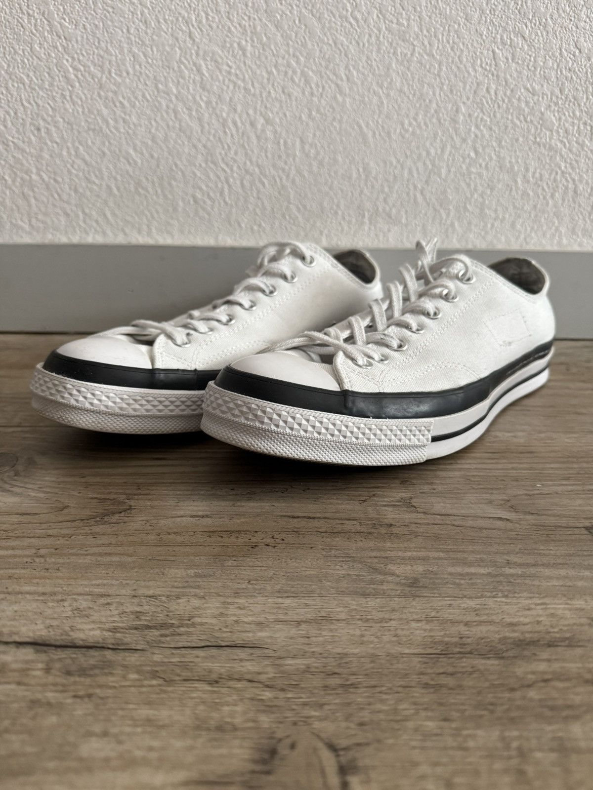 Converse × Fragment Design × Moncler 70 Low ‘White’ Size US 11 / EU 44 - 1 Thumbnail