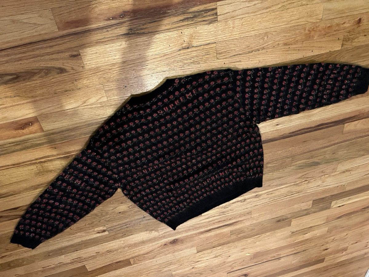 Supreme Supreme flowers metallic sweater black Size US L / EU 52-54 / 3 - 3 Thumbnail