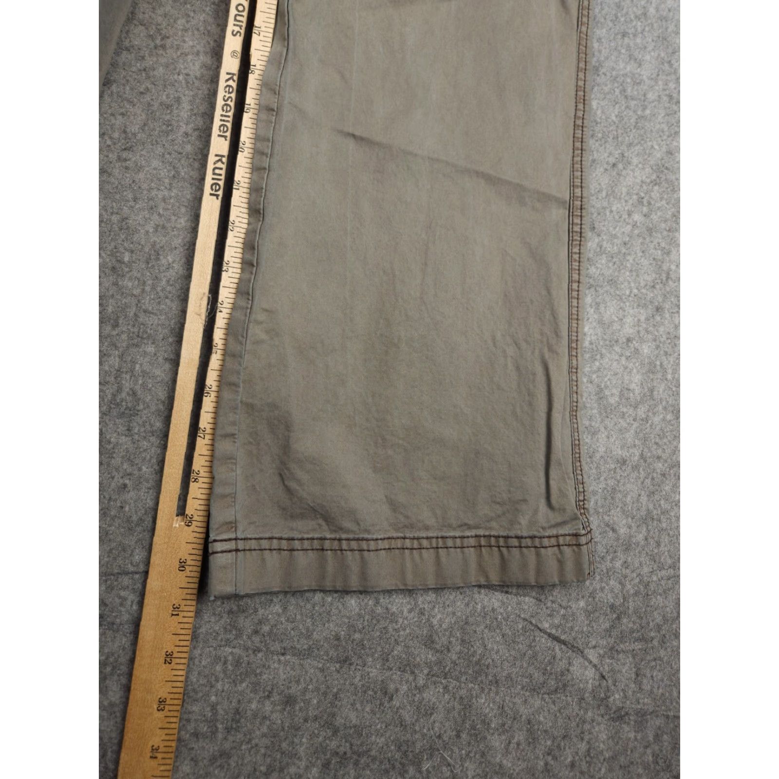 Free People Free People Cargo Wide Leg Pants Womens 12 Beige Wide-Leg 33x31 Pockets Casual Vintage No Size 34" / US 12 / IT 48 - 6 Thumbnail