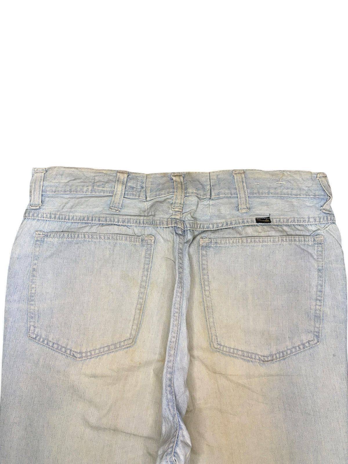 Wrangler Vintage Wrangler Mud Wash Distressed Flare Jeans Size US 32 / EU 48 - 4 Thumbnail