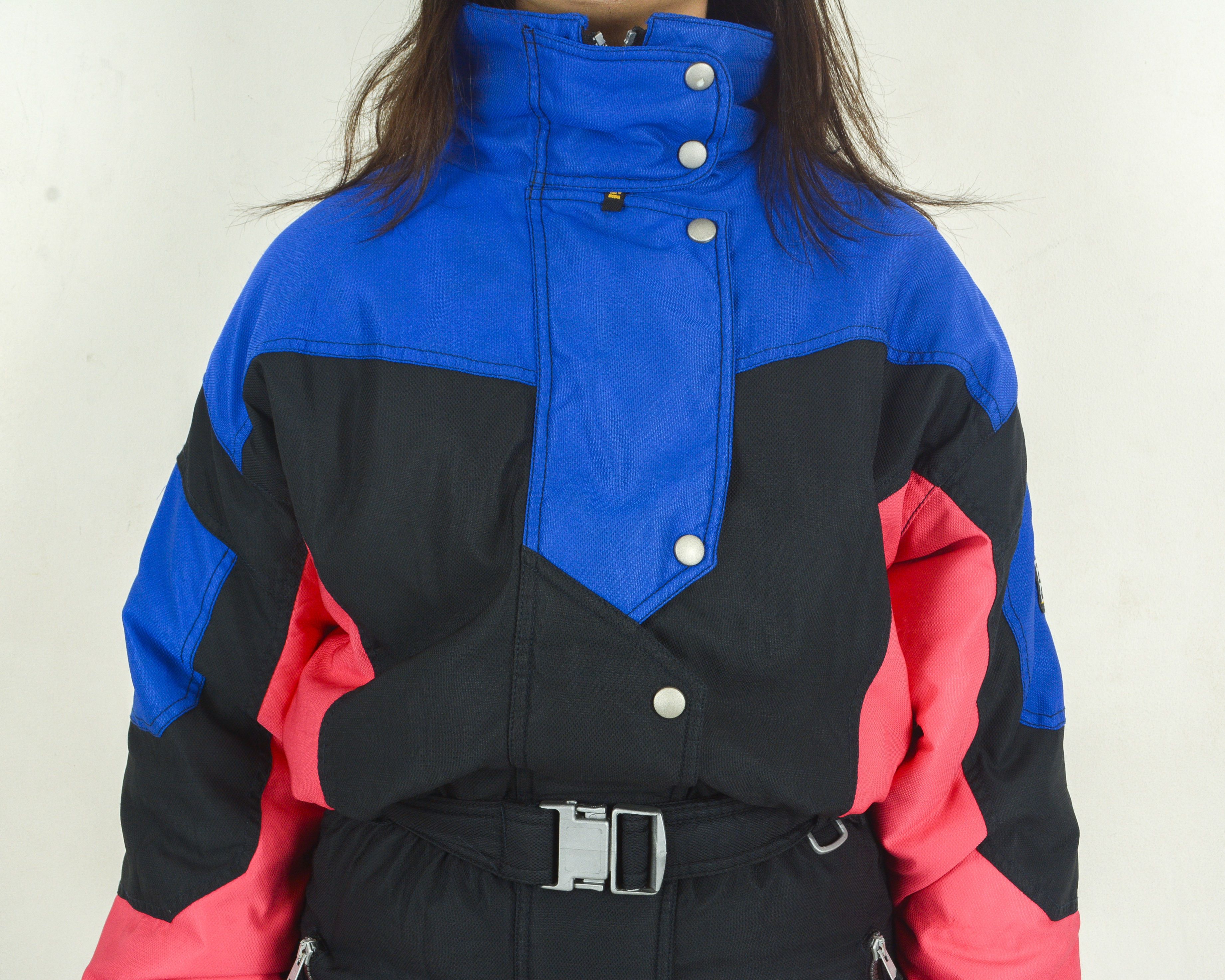 Vintage BRUGI Ski Wear y2k Snow Suit Women S Jumpsuit Skisuit Size 27" / US 4 / IT 40 - 7 Thumbnail
