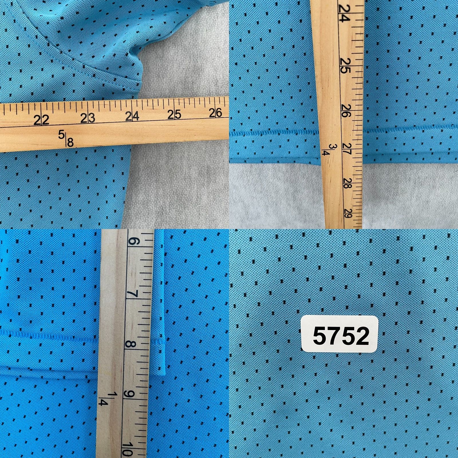 G/FORE G/Fore Shirt Logo Polo Mens L Blue Button Collar Polka Dot Golf Adult Size US L / EU 52-54 / 3 - 8 Thumbnail