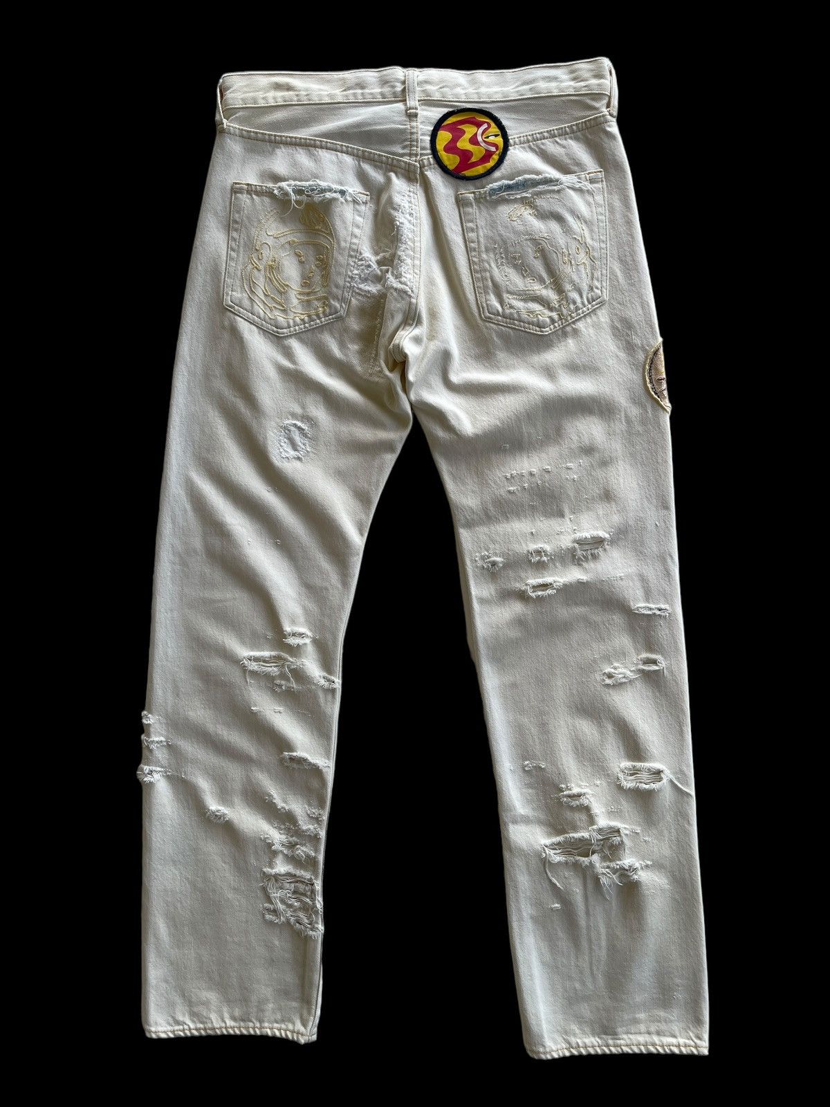 Billionaire Boys Club BBC Destroyed Ripped Jeans Size US 32 / EU 48 - 14 Thumbnail