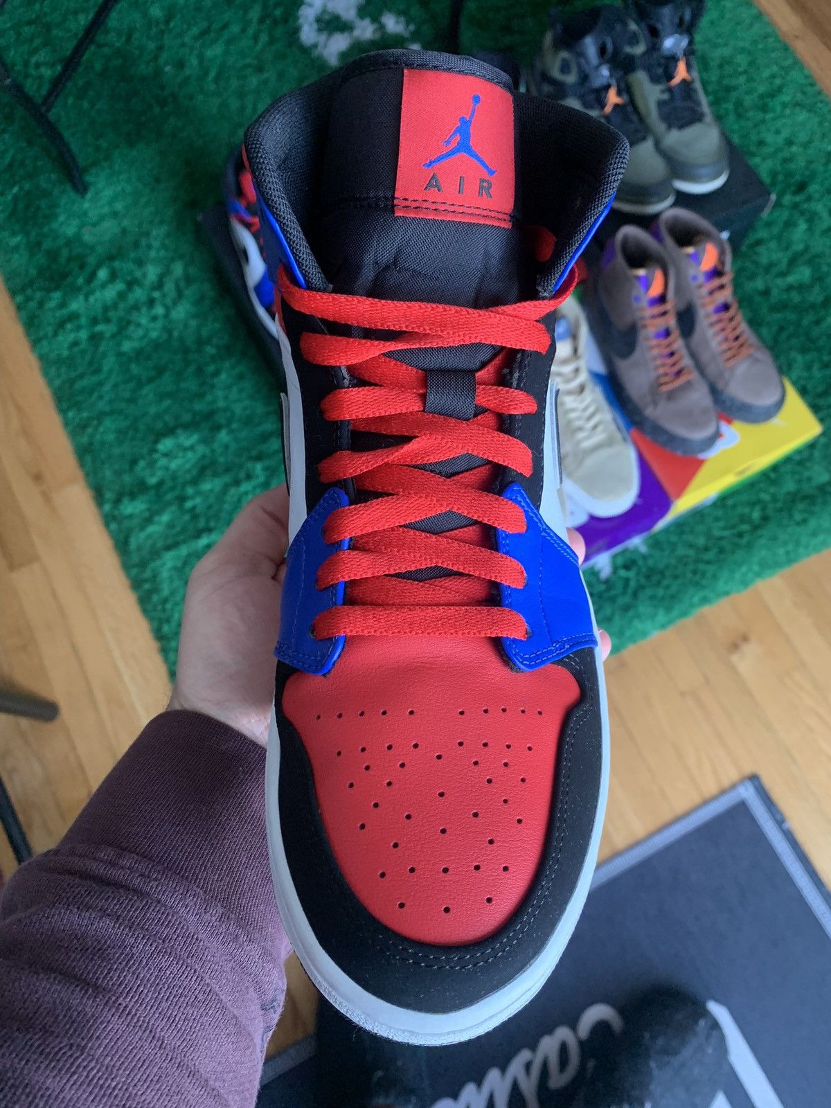 Jordan Brand × Nike Jordan 1 Mid Top 3 Size US 10 / EU 43 - 13 Thumbnail