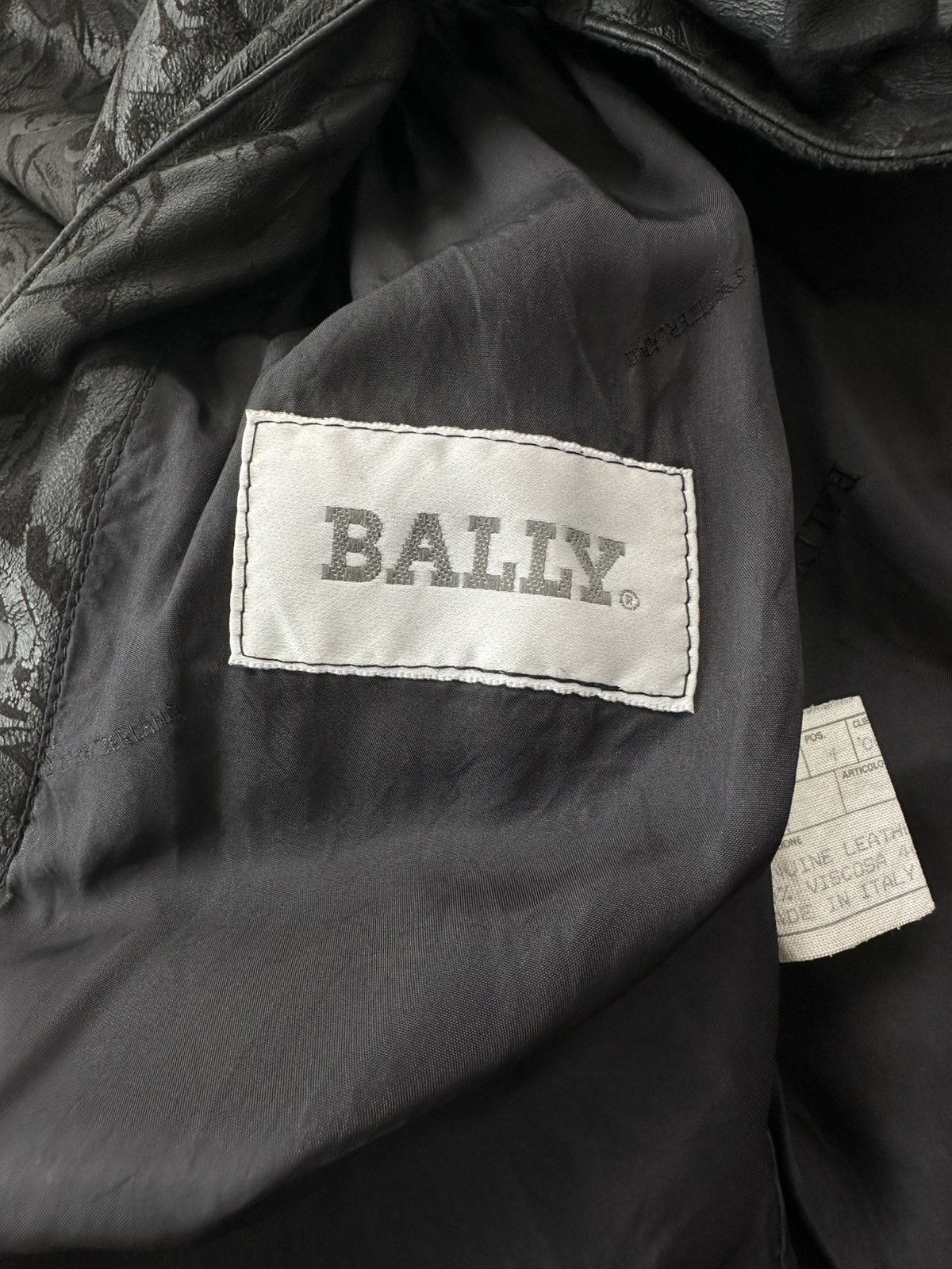 Bally Bally Sally Floral Leather Cape Jackets Vintage Size US M / EU 48-50 / 2 - 11 Thumbnail