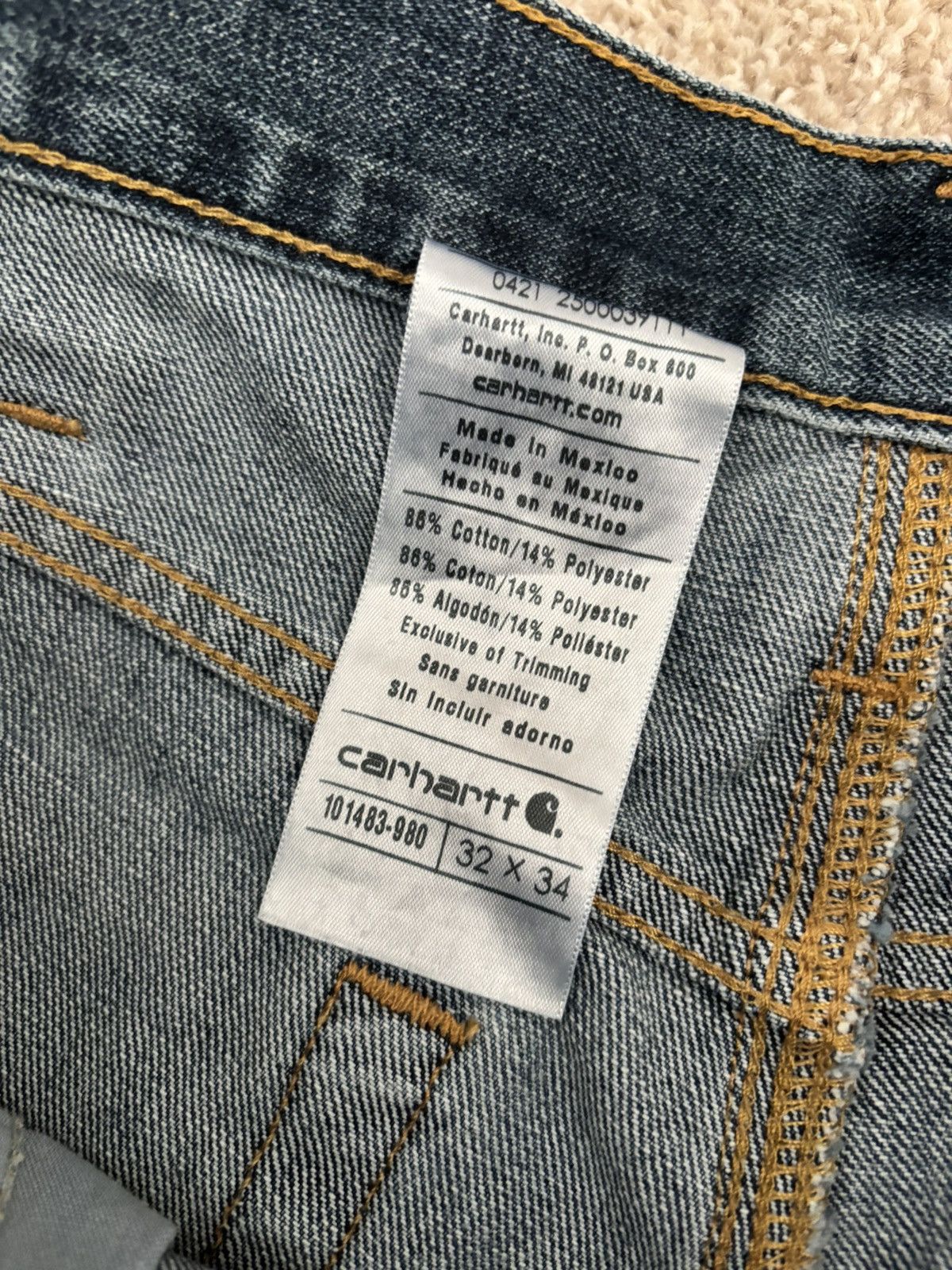 Carhartt Vintage Carhartt Workwear Pants Size US 32 / EU 48 - 3 Thumbnail