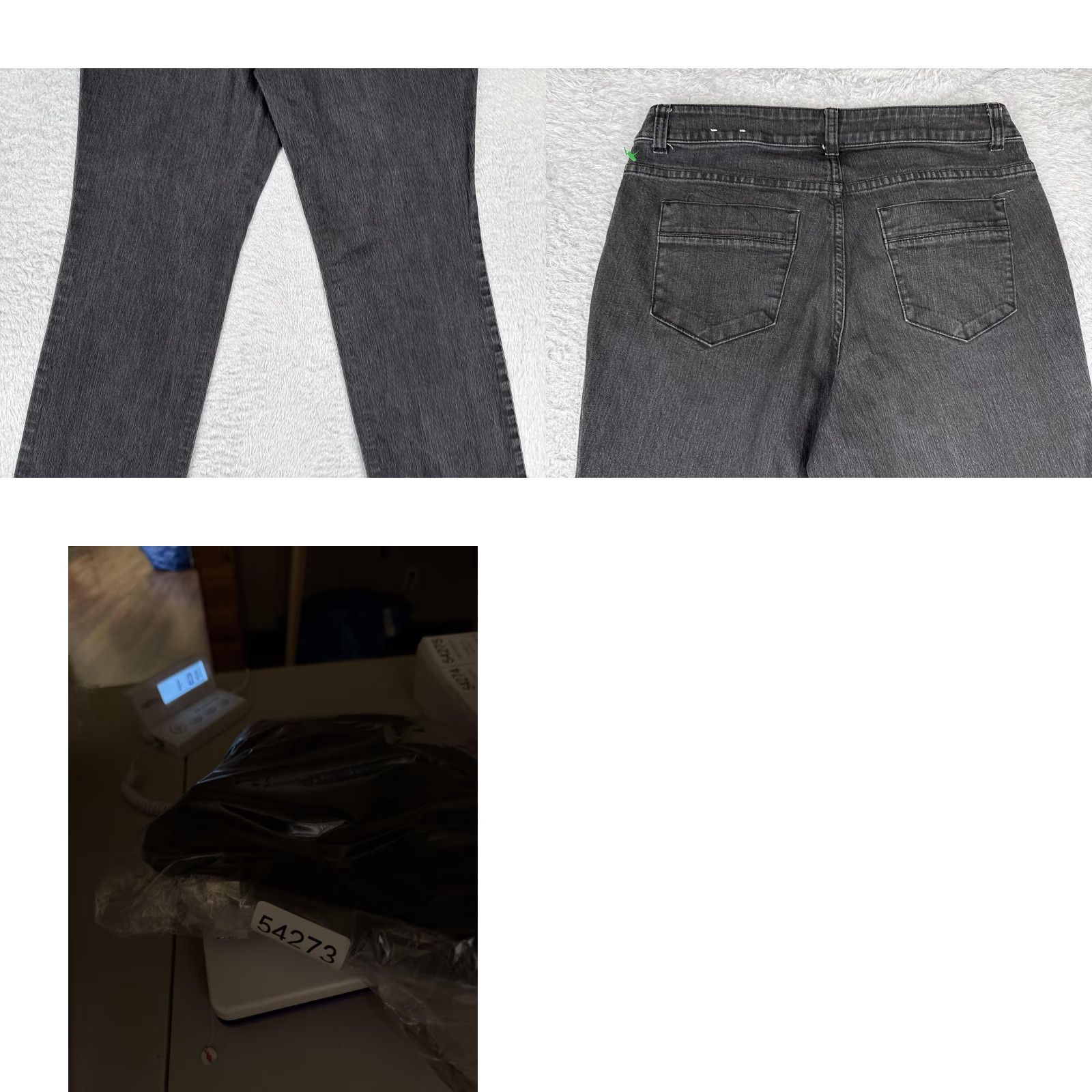 Vintage Christopher & Banks Jeans Womens 6 Mid Rise Straight Charcoal Wash Denim 30x30 Size 28" / US 6 / IT 42 - 10 Thumbnail