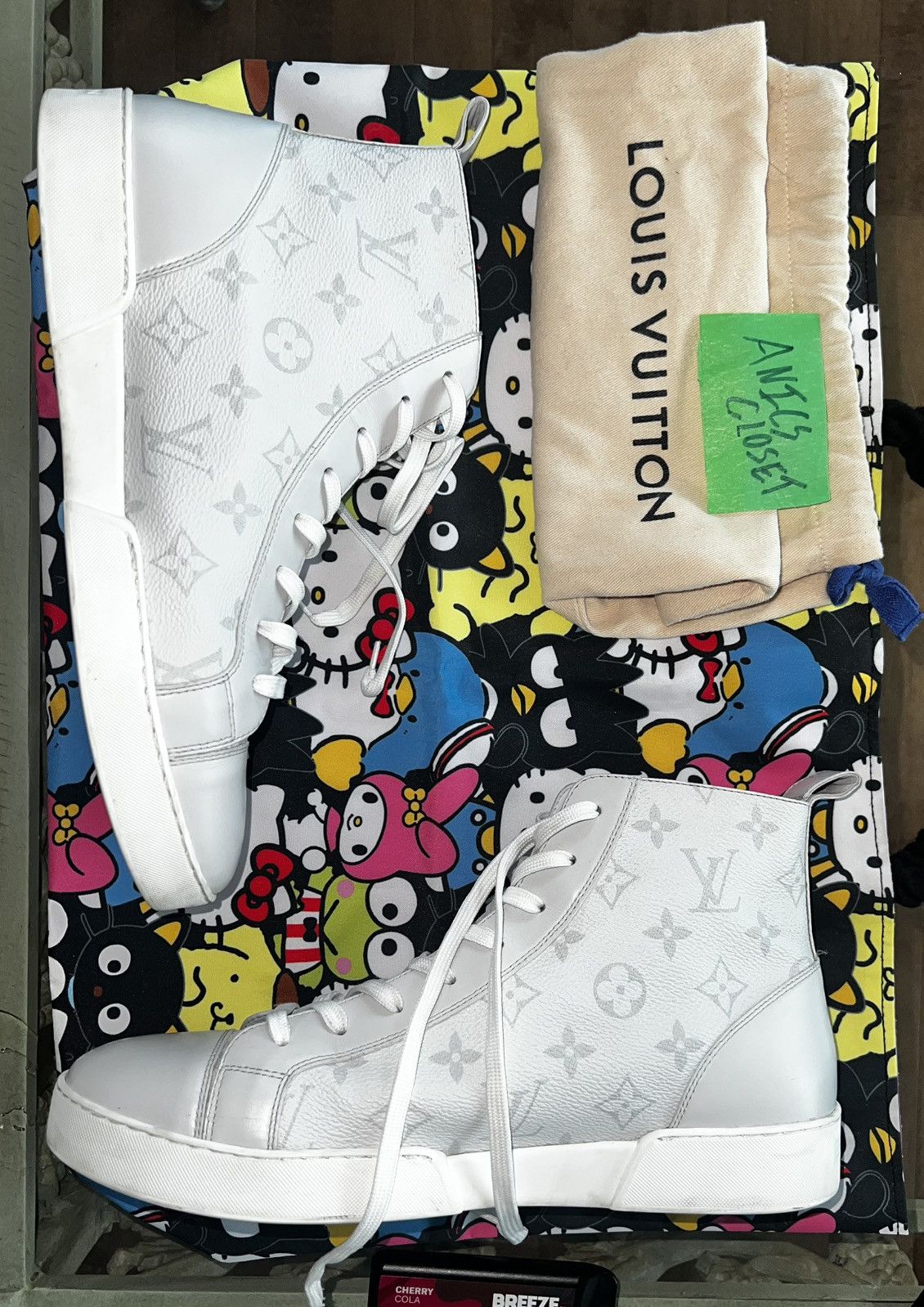 SS2017 Louis Vuitton Classic Monogram High-Tops