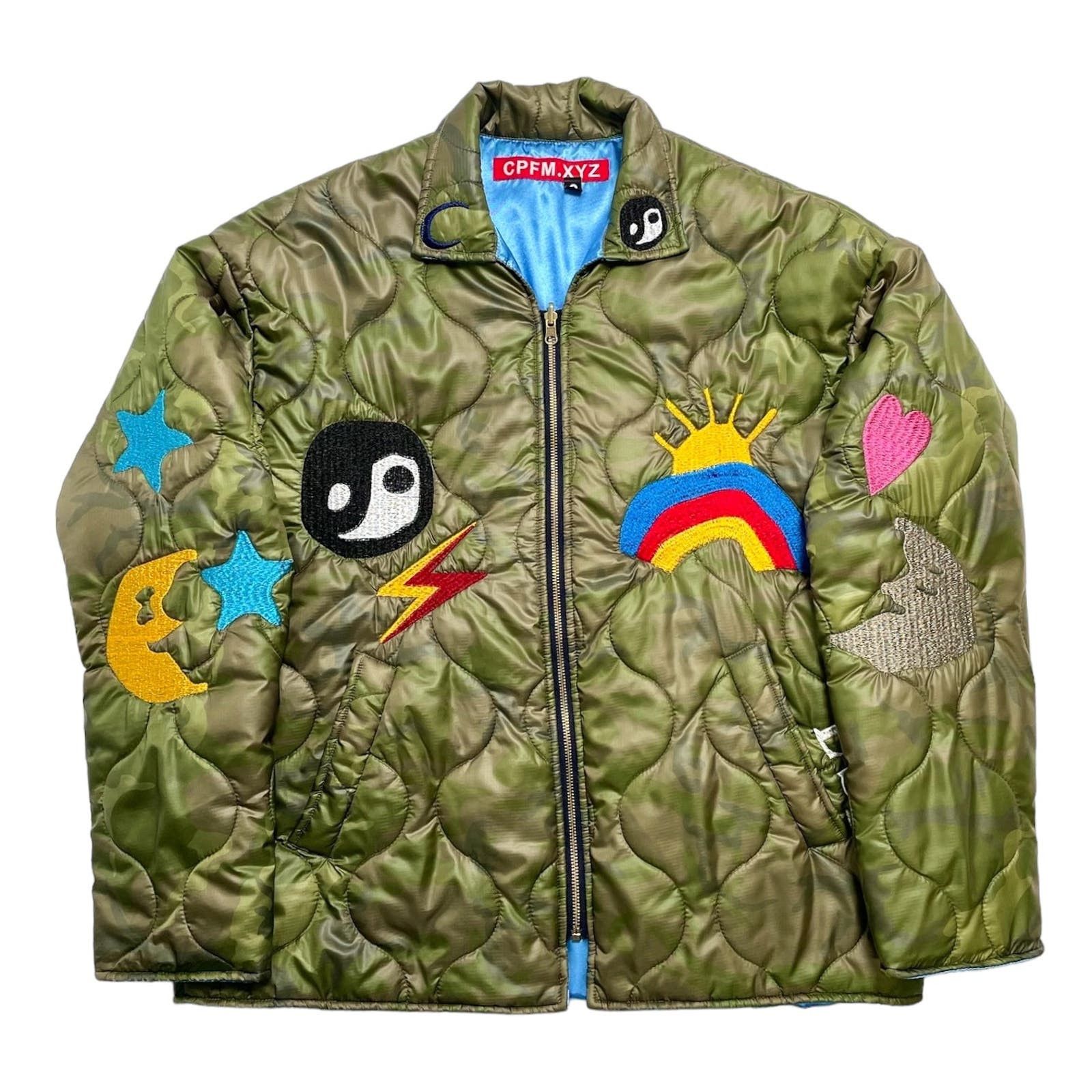 image of Cactus Plant Flea Market Lysergic Camo Jacket Green, Men's (Size Medium)