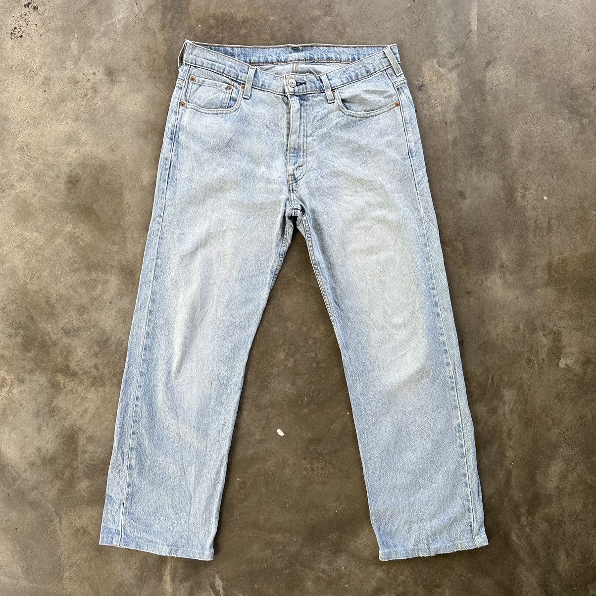 Levi's Vintage Levi’s 569 Lightwash Denim Jean Sick Pant W36 Size US 34 / EU 50 - 1 Thumbnail