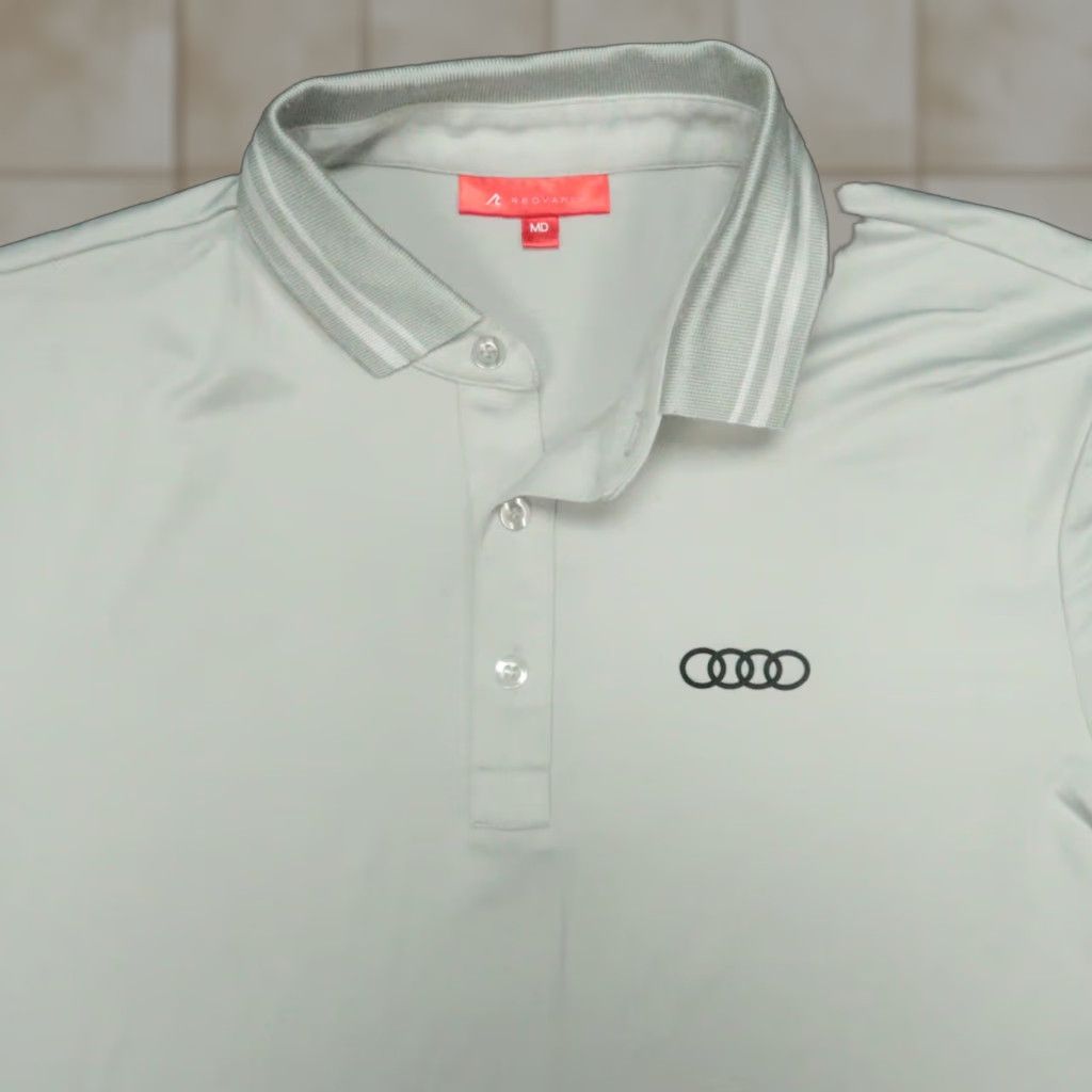 Vintage Redvanly Shirt Mens Medium Gray Performance Polo Short Sleeve Golf Tennis Size US M / EU 48-50 / 2 - 1 Thumbnail