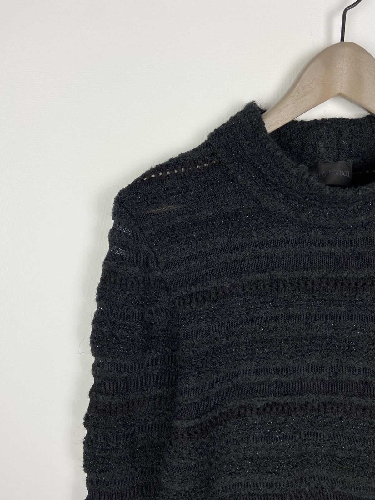 Carlo Colucci × Designer Vintage Carlo Colucci Womens Abstractical Wool Sweater Sz 38 Size XS / US 0-2 / IT 36-38 - 4 Thumbnail
