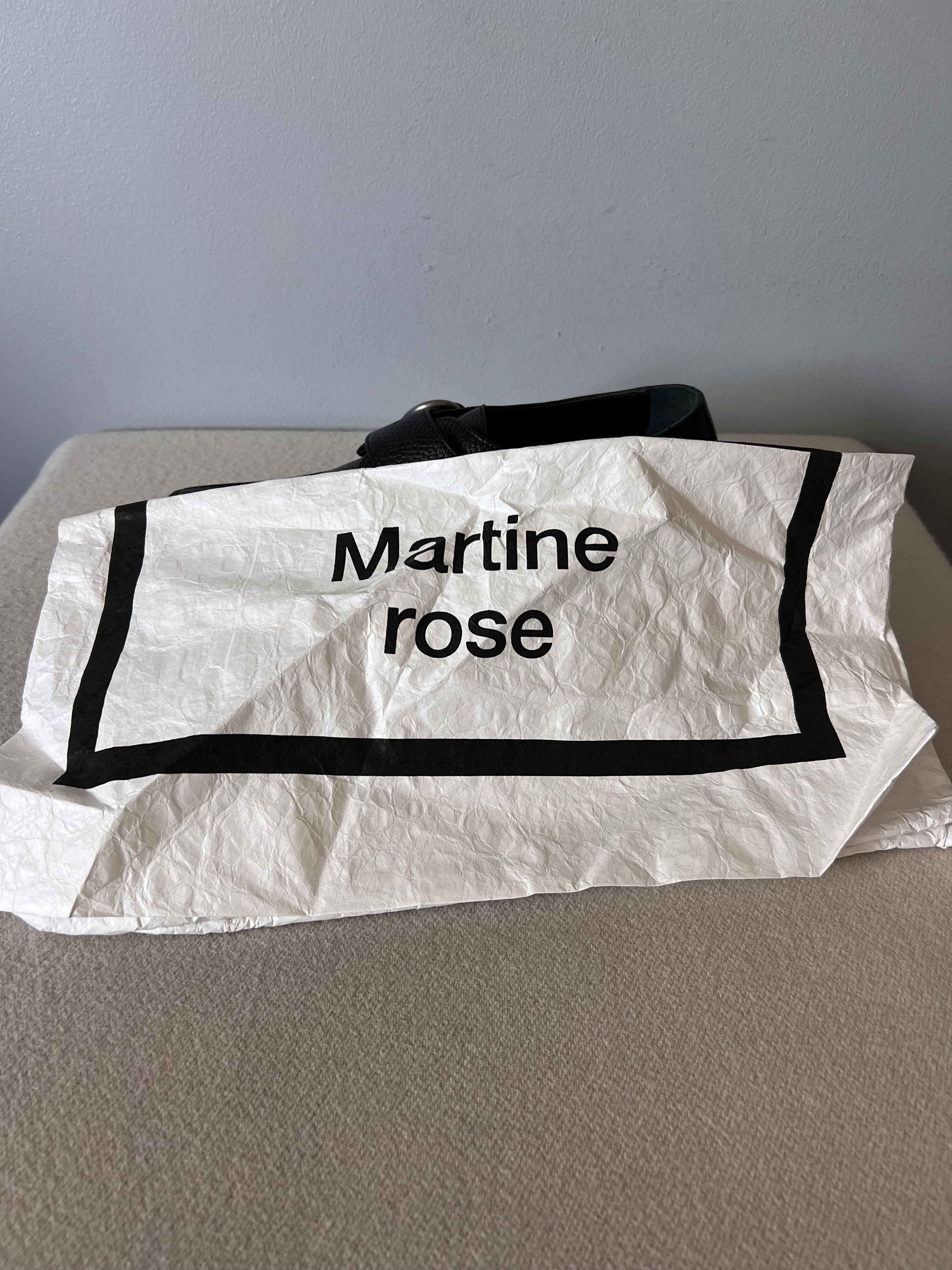 Martine Rose Martine Rose Square Toe Buckle Loafer in Black Leather Size US 10 / EU 43 - 7 Thumbnail