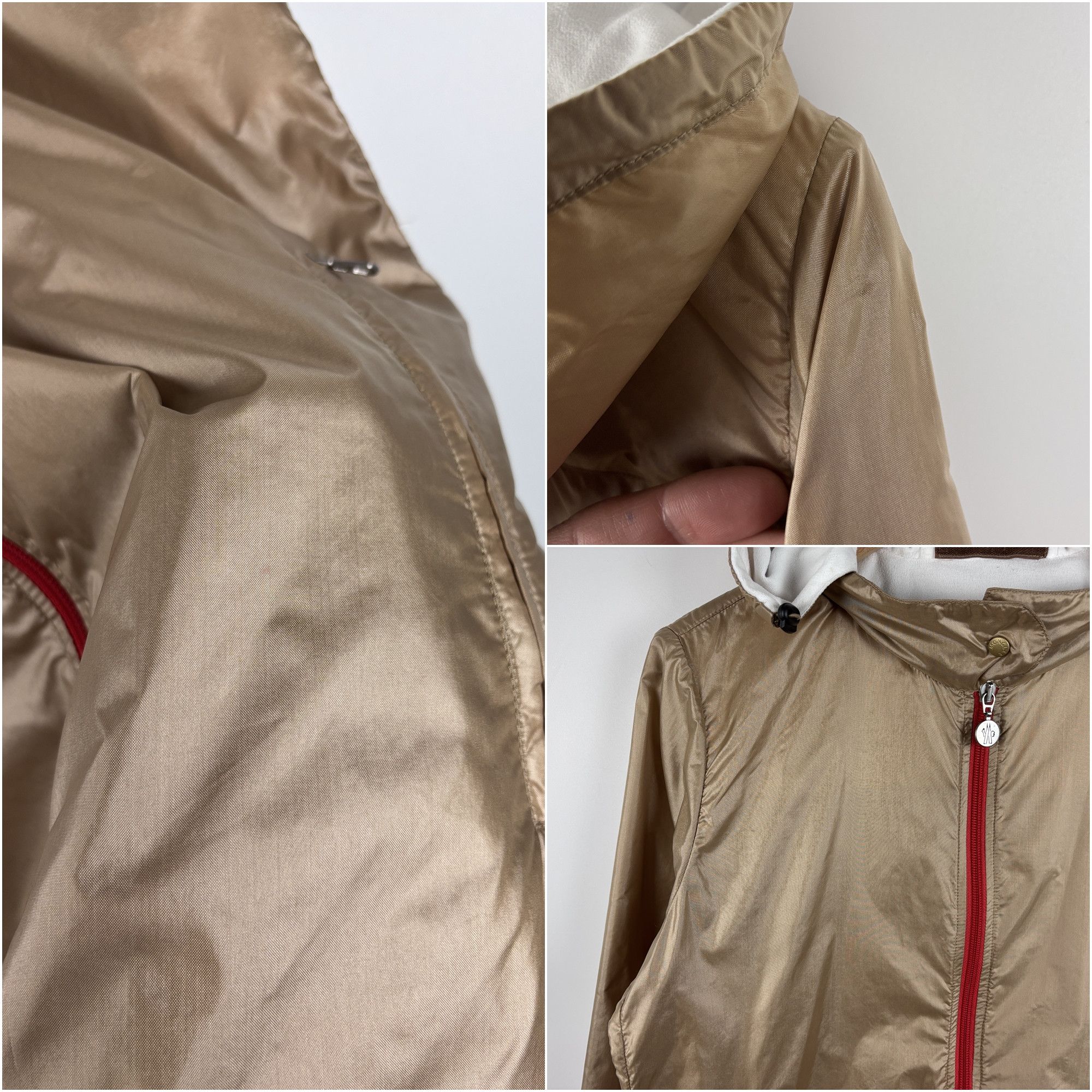 Moncler × Vintage Vintage 90s Moncler Lightweight Windbreaker Jacket Size 2 Size M / US 6-8 / IT 42-44 - 4 Thumbnail