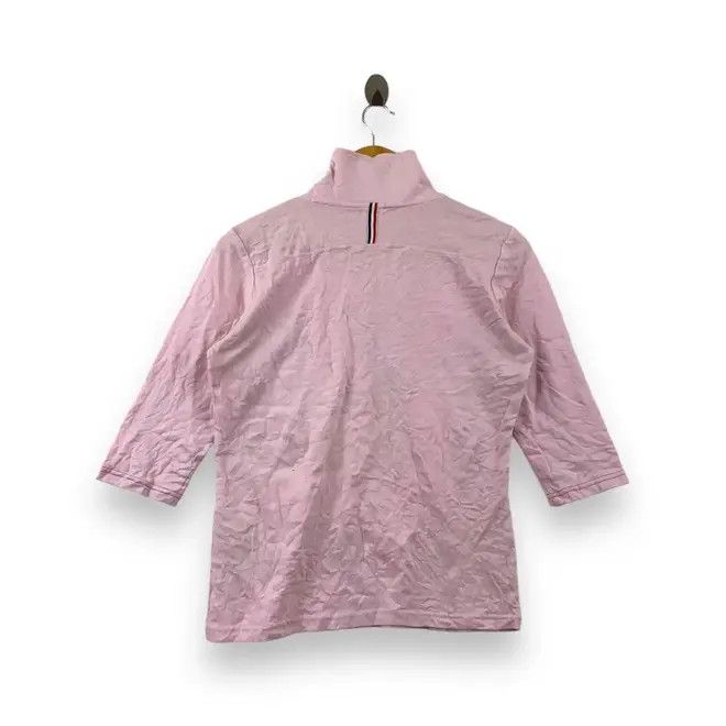 Le Coq Sportif Vintage LE COQ SPORTIF City Cycles Painting Pink Polo Size S / US 4 / IT 40 - 3 Thumbnail