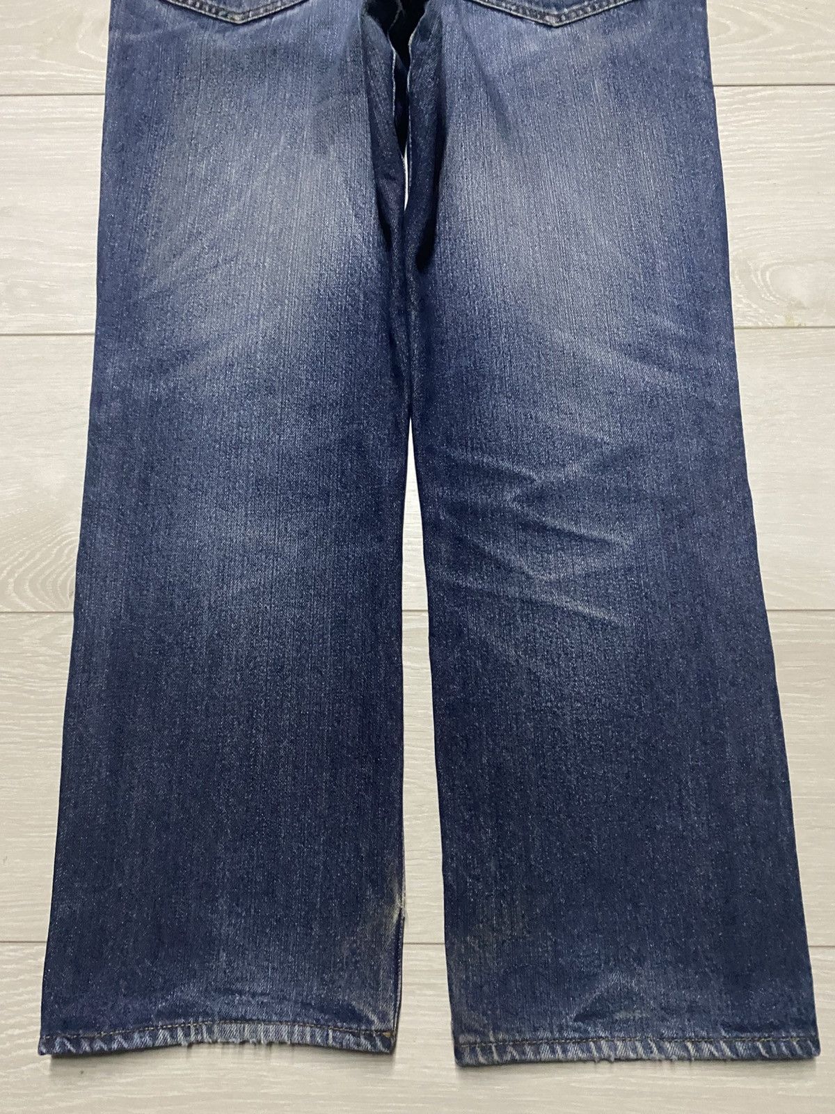 Japanese Brand Vintage Japanese Brand Sand Fade Wash Distressed Loose Jeans Size US 32 / EU 48 - 6 Thumbnail