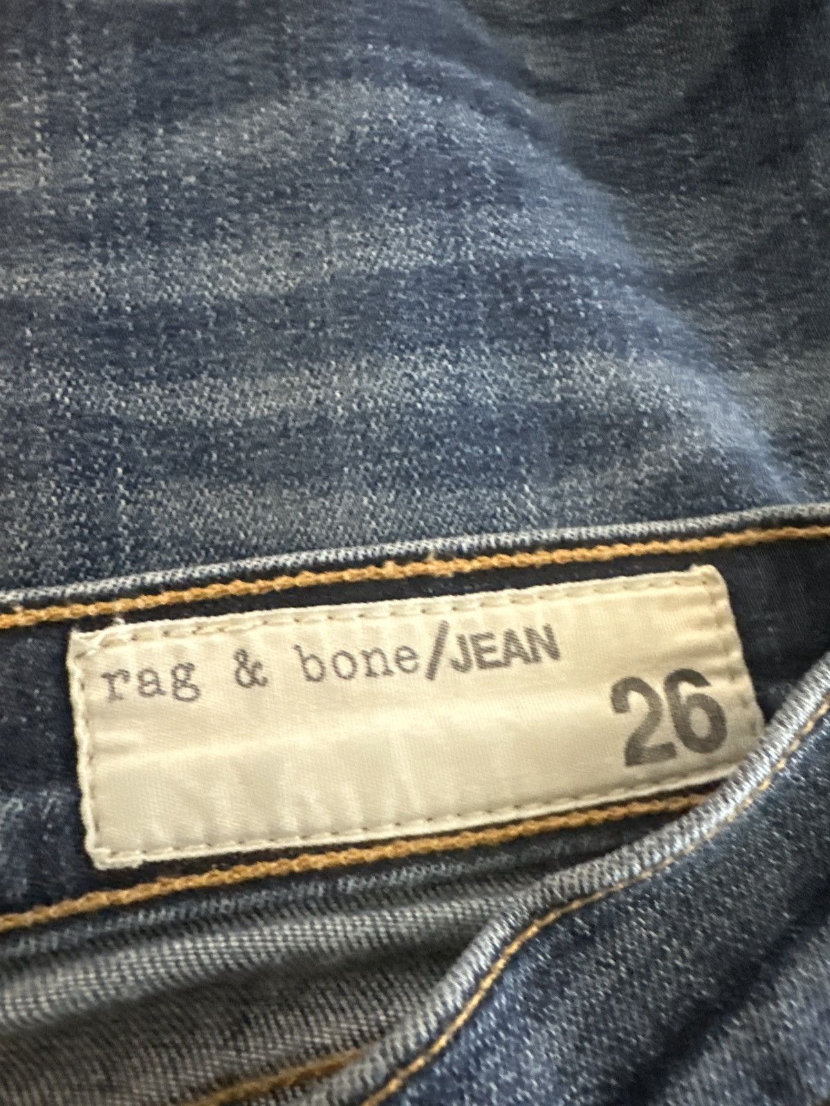 Rag & Bone Rag Cate Ripped Frayed Ankle Skinny Jean Size 26" / US 2 / IT 38 - 9 Thumbnail