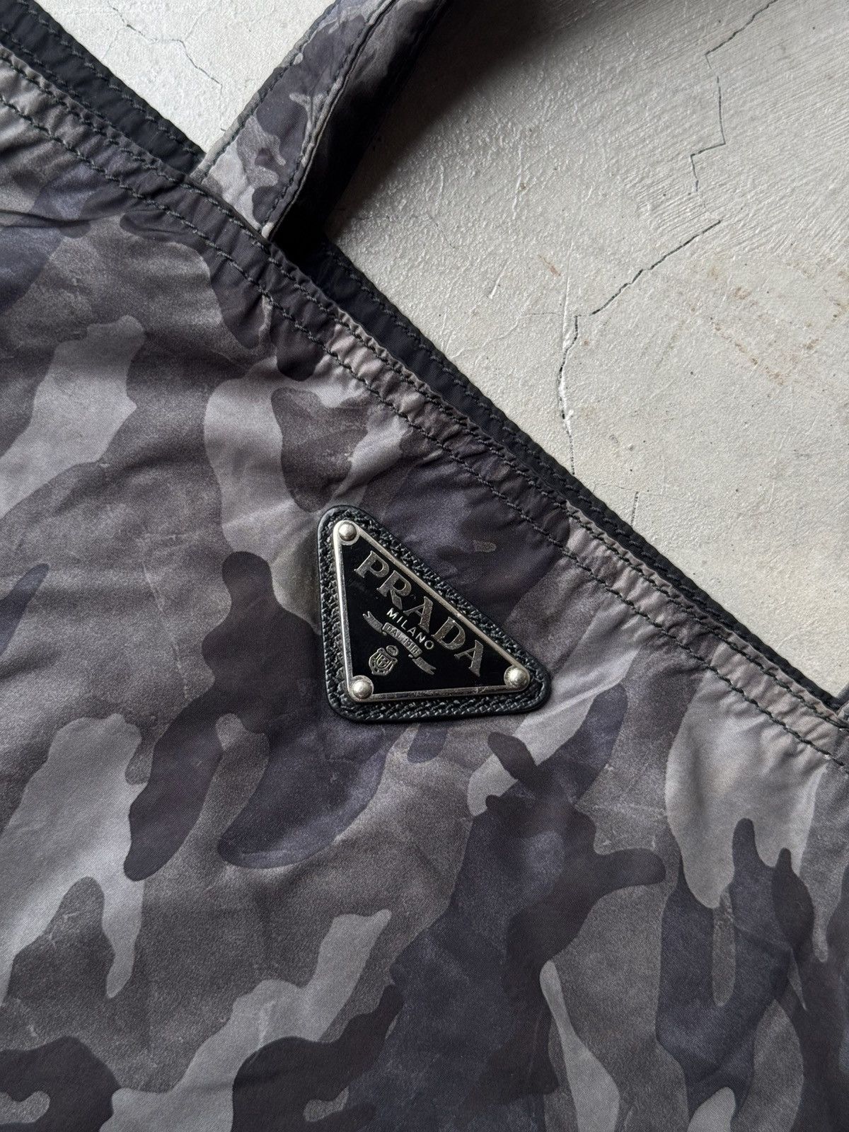 Prada Prada Vintage Logo Camouflage Totebag Size ONE SIZE - 5 Thumbnail