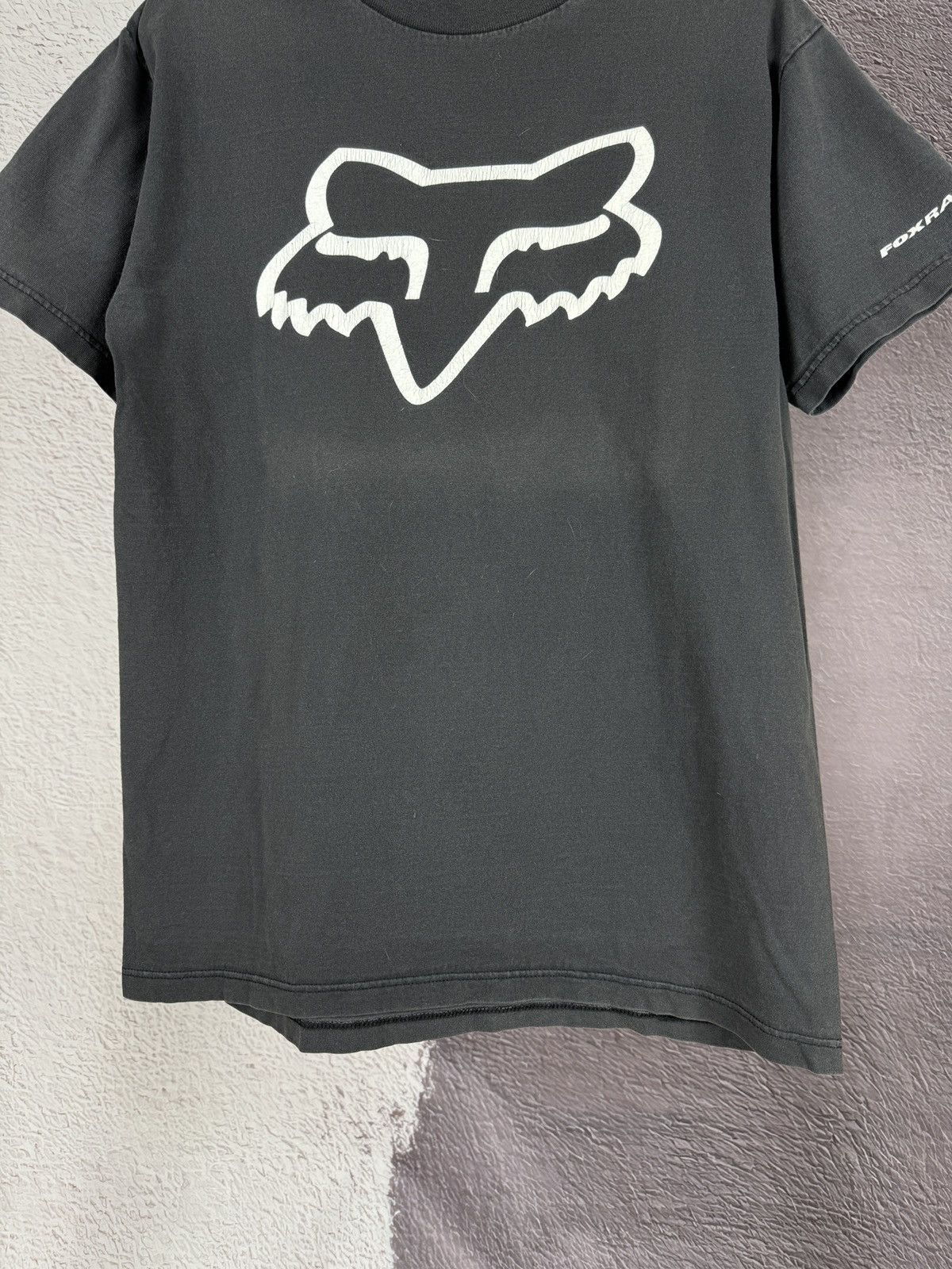 Fox Racing × Vintage Thrashed Faded Vintage 90s Fox Racing Tee shirt Size US M / EU 48-50 / 2 - 5 Thumbnail