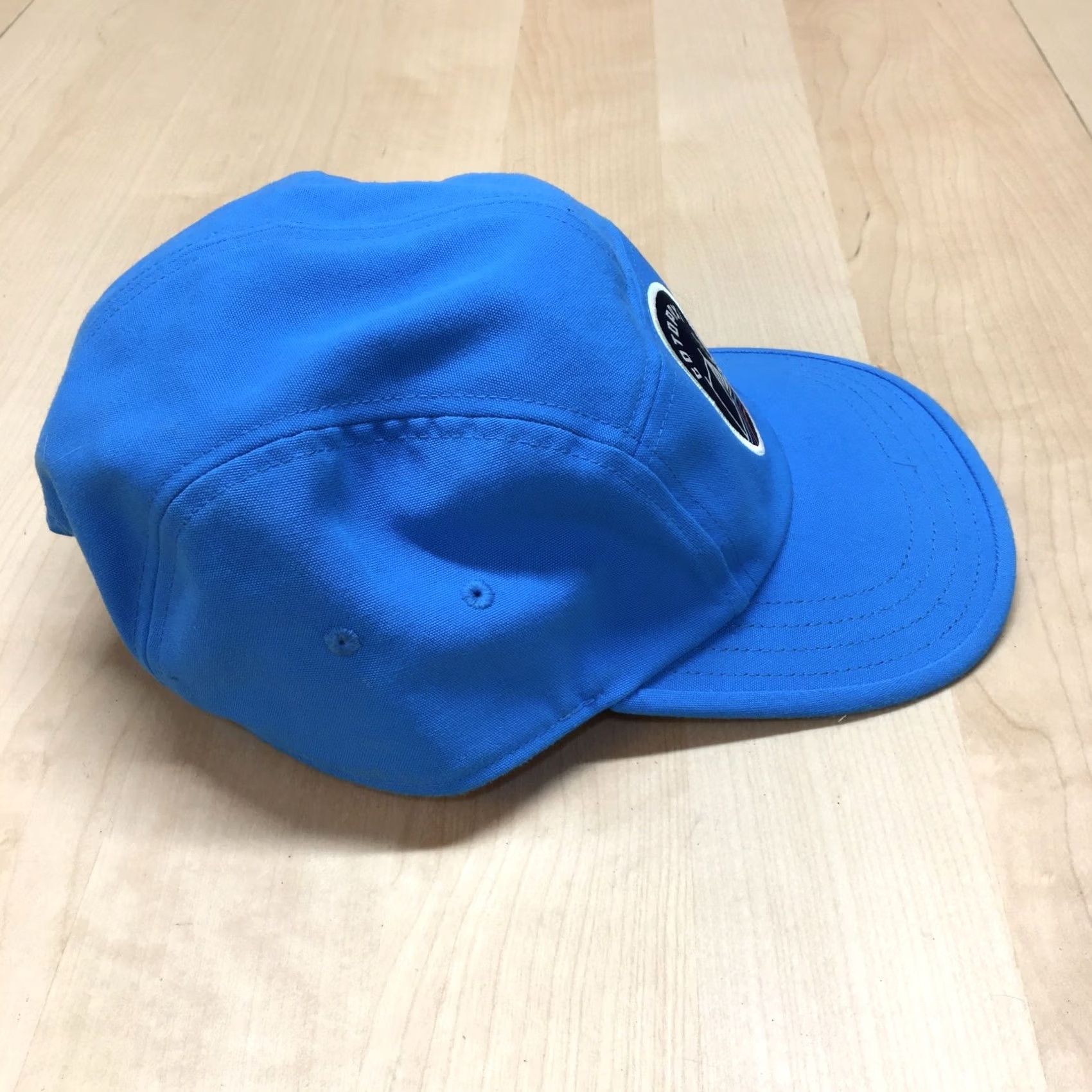Flylow Cotopaxi 5 Panel Camp Hat Adult Unisex Blue Strapback Patch Outdoors Hiking Hat Size ONE SIZE - 3 Thumbnail