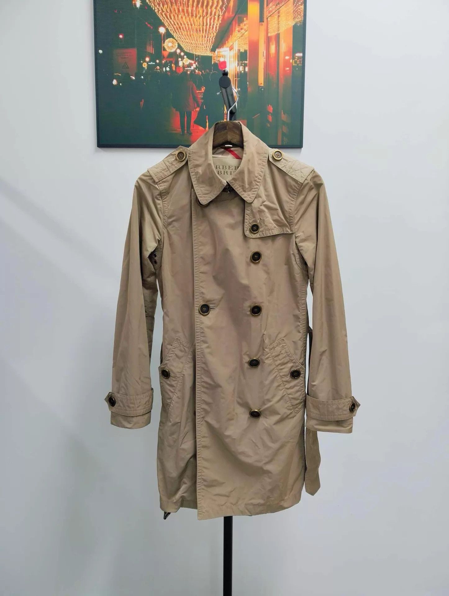 Burberry BURBERRY Women's Mid-Length Trench UK6 95 New Size S / US 4 / IT 40 - 1 Thumbnail