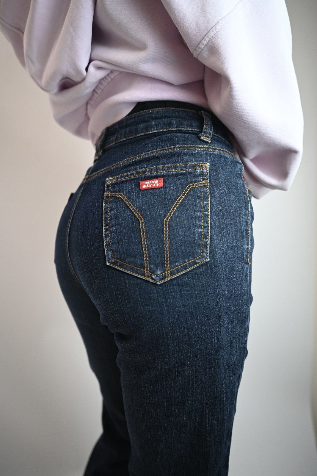 Miss Sixty Vintage Miss Sixty Ultra Low Waist Jeans Boot Cut 29x30 Size 29" - 1 Thumbnail