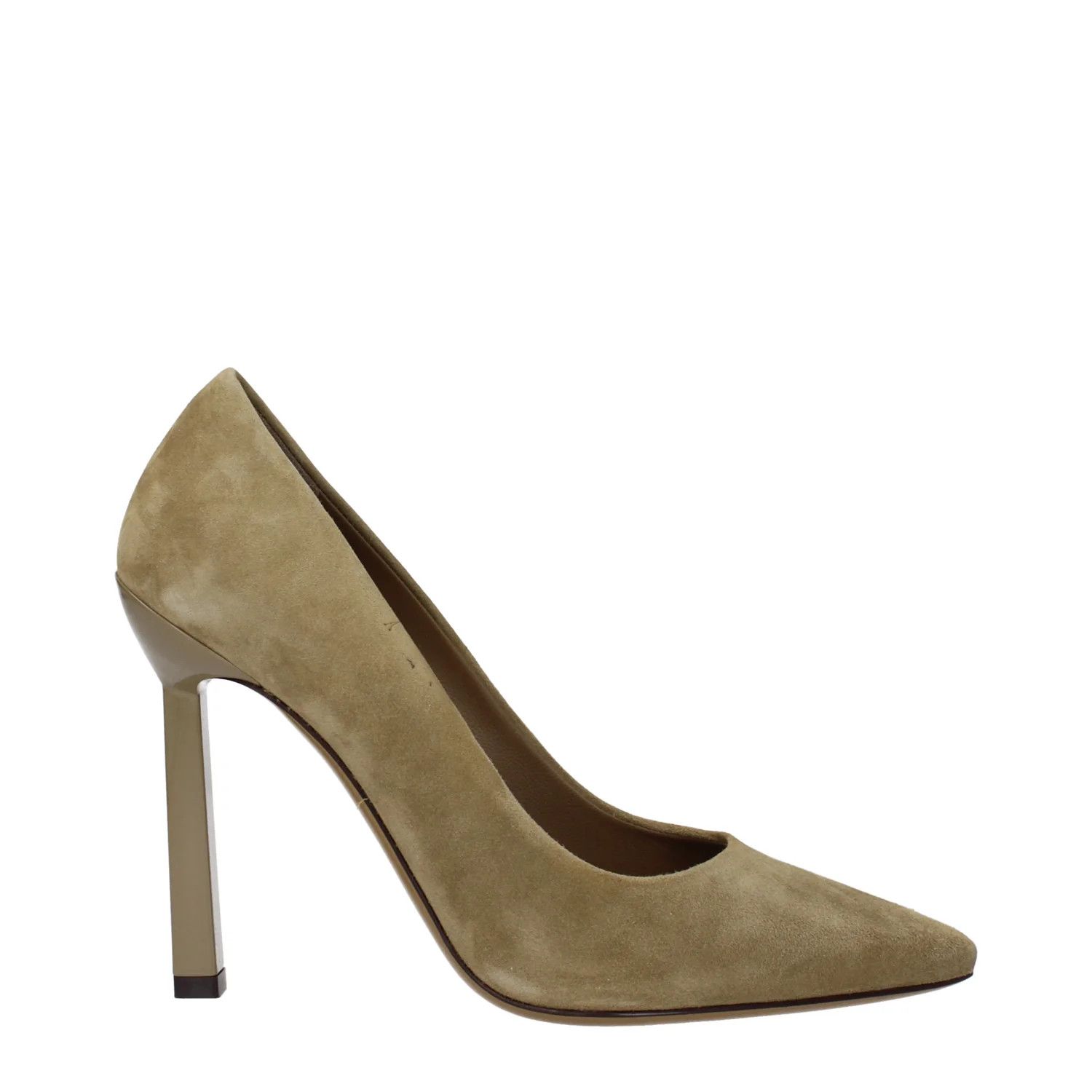 ob1o1e1224 Suede Pumps in Green