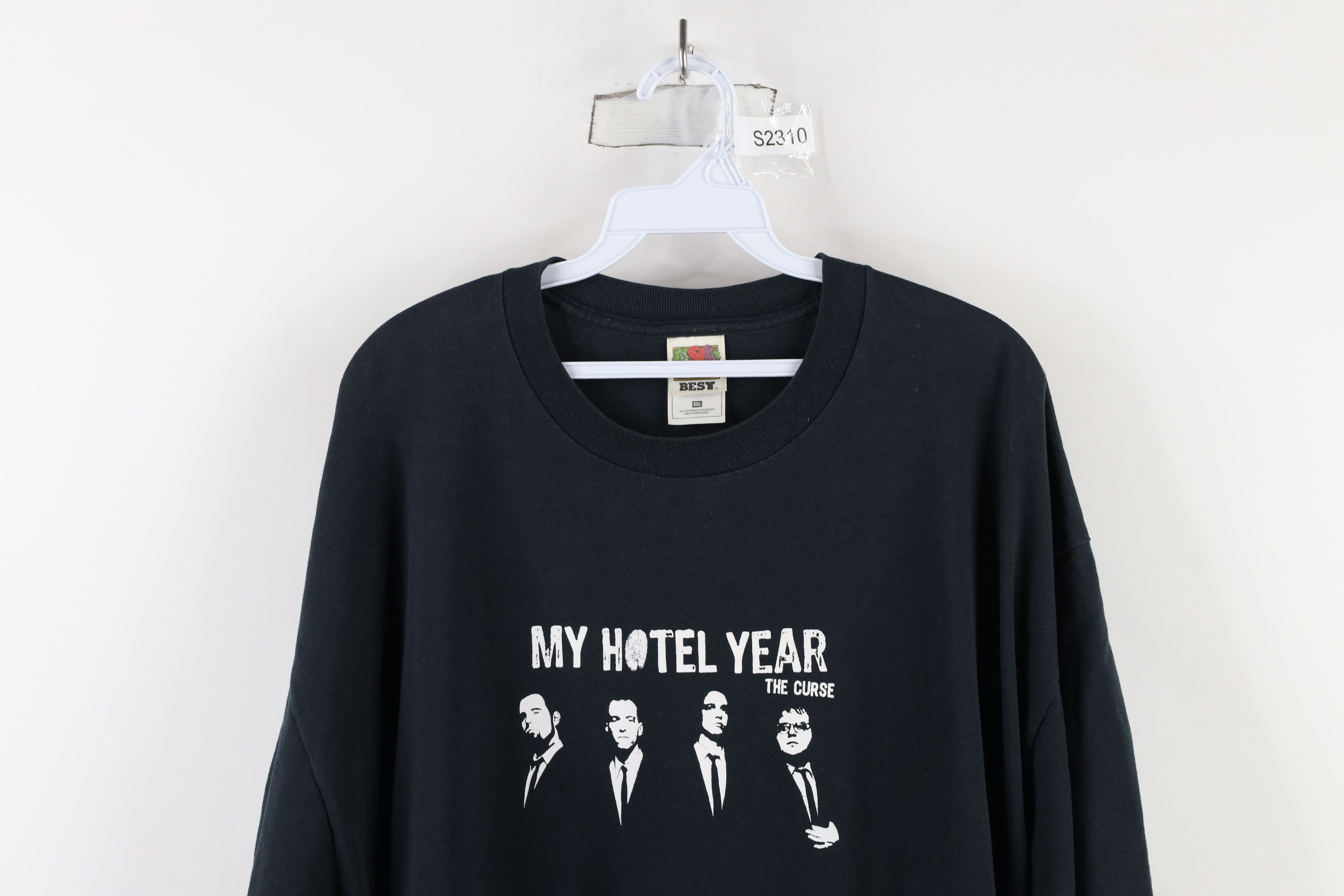 Vintage Vintage Y2K 2004 Curse My Hotel Year Rock Band T-Shirt Black Size US XXL / EU 58 / 5 - 2 Thumbnail