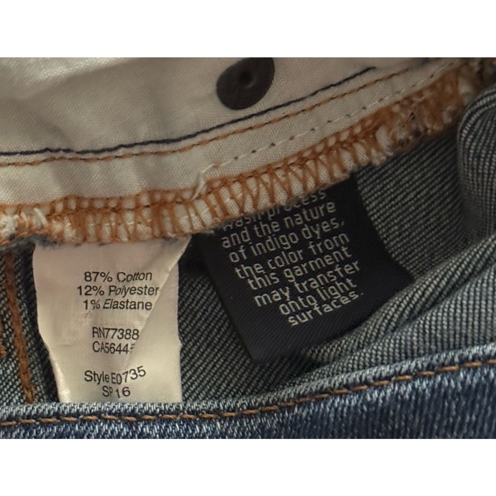 J.Crew J Crew Slim Fit Men's Dark Wash Blue Denim Jeans Pants W32 Size US 32 / EU 48 - 8 Thumbnail