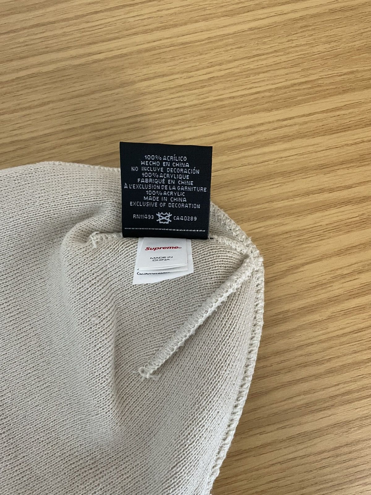 New Era × Supreme Supreme New Era Box Logo Beanie (HW24) stone Size ONE SIZE - 5 Thumbnail