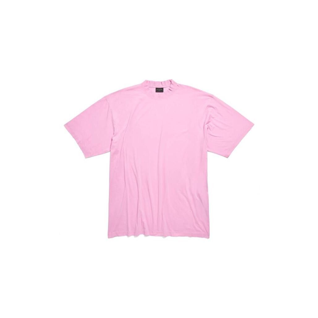 Balenciaga o1bcso1str1224 Unisex T-Shirt Medium Fit in Pink Size US M / EU 48-50 / 2 - 1 Thumbnail