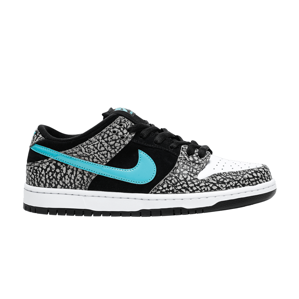 image of Nike Dunk Low Pro Sb Atmos Elephant Shoes in Grey, Men's (Size 10.5)