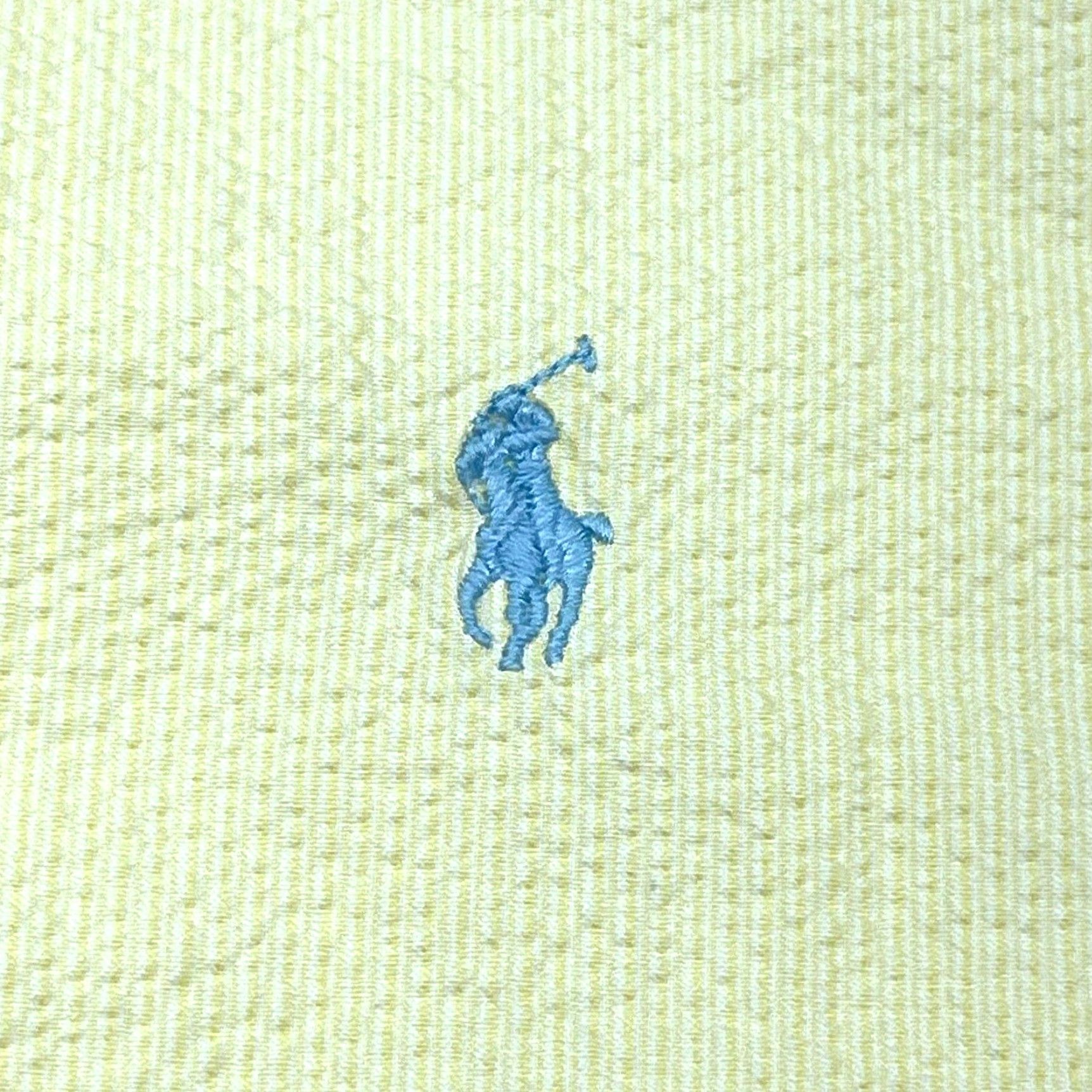 Ralph Lauren Ralph Lauren Shirt Men Large Yellow Seersucker Button Up Blake Classic Fit Pony Size US L / EU 52-54 / 3 - 3 Thumbnail