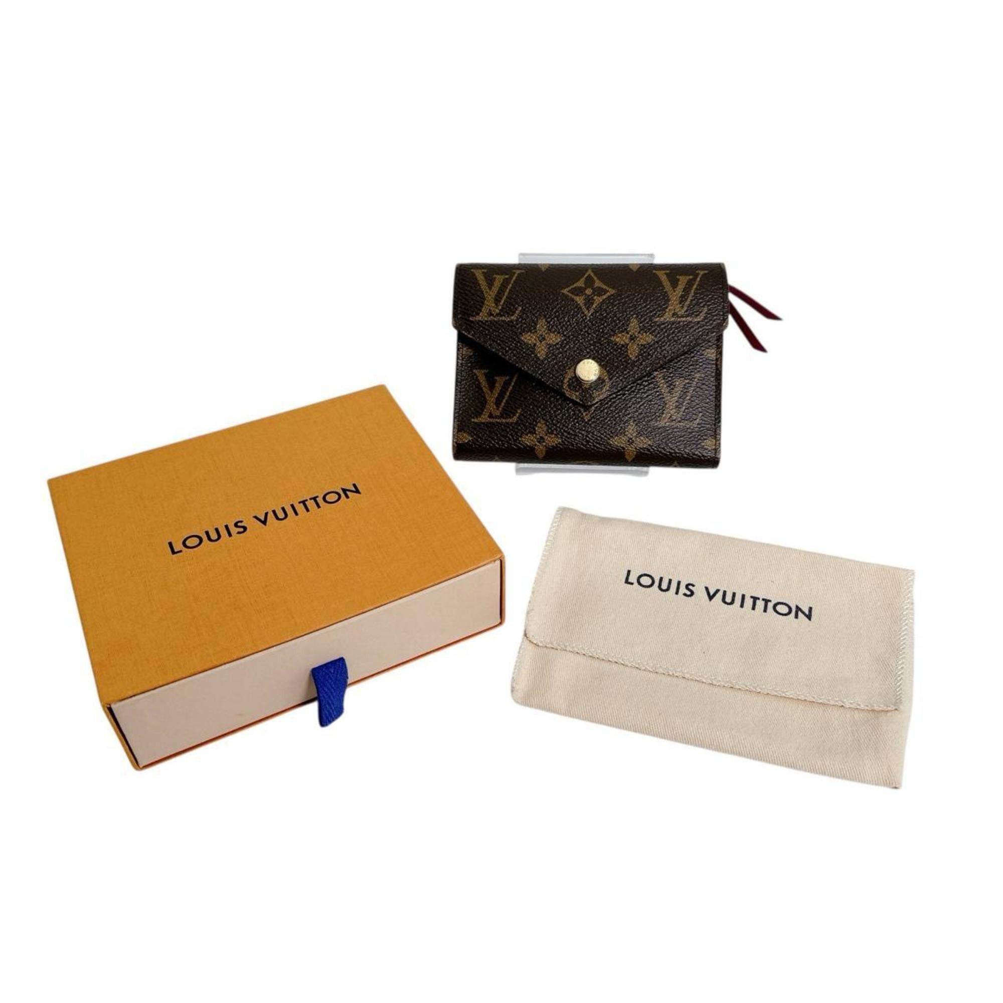 Louis Vuitton Louis Vuitton Monogram Reverse Bi-fold Wallet, Portefeuille Victorine, M81557, Brown Size ONE SIZE - 1 Thumbnail