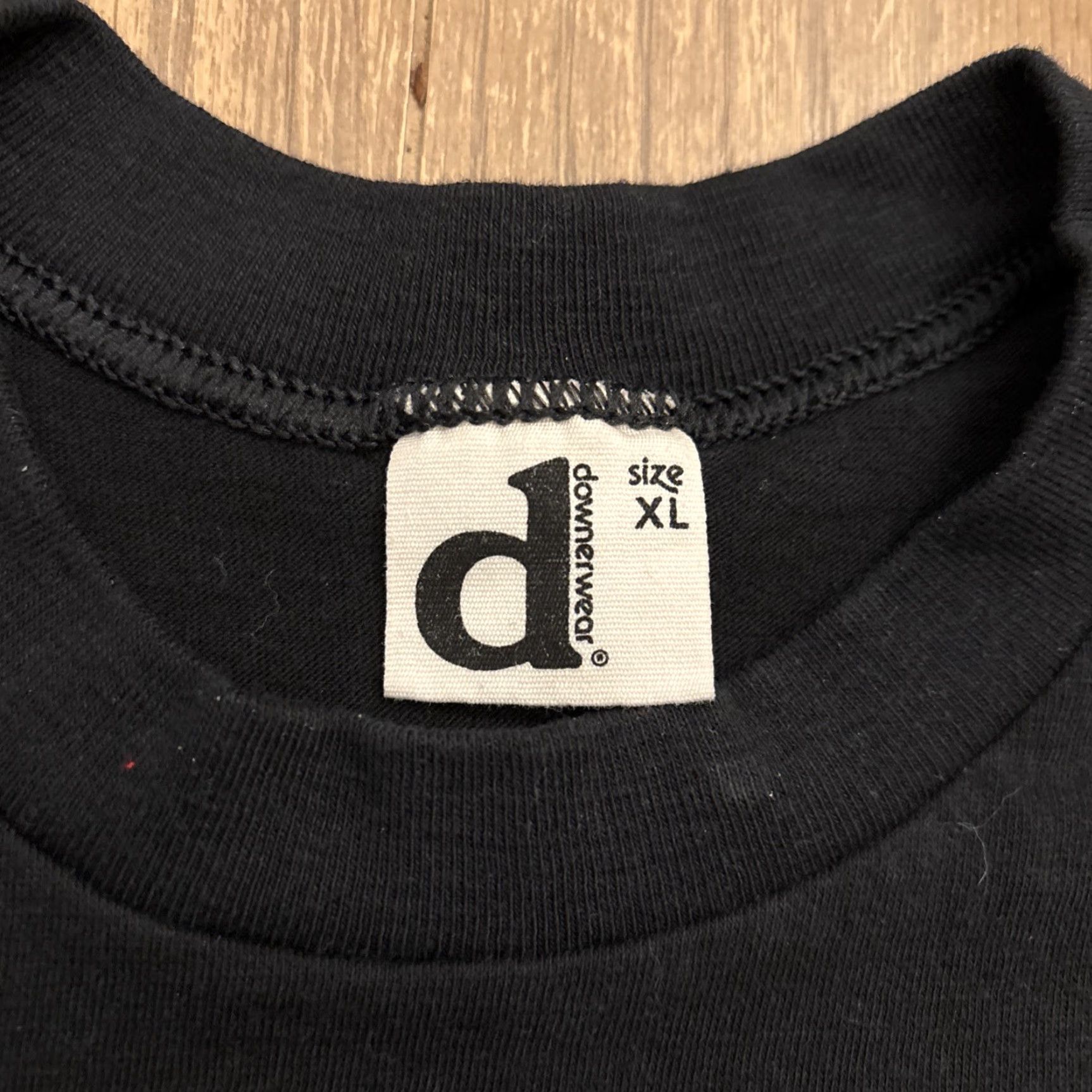 Vintage VINTAGE Downerwear Electrical Contractor T-Shirt Black Adult XL 90s USA Mens Size US XL / EU 56 / 4 - 4 Thumbnail