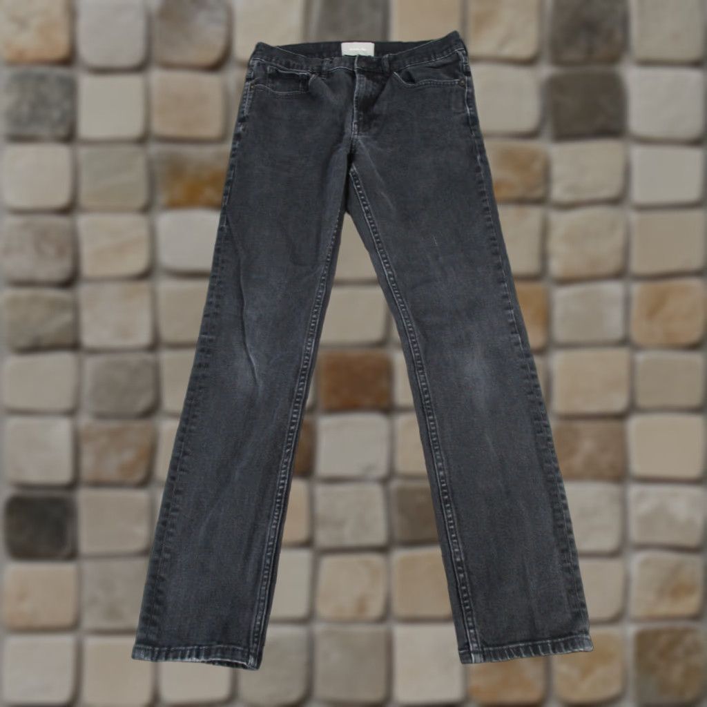 Everlane Everlane Jeans Mens 32X30 Dark Gray Denim Slim Fit Straight Regular Mens Size US 32 / EU 48 - 1 Thumbnail