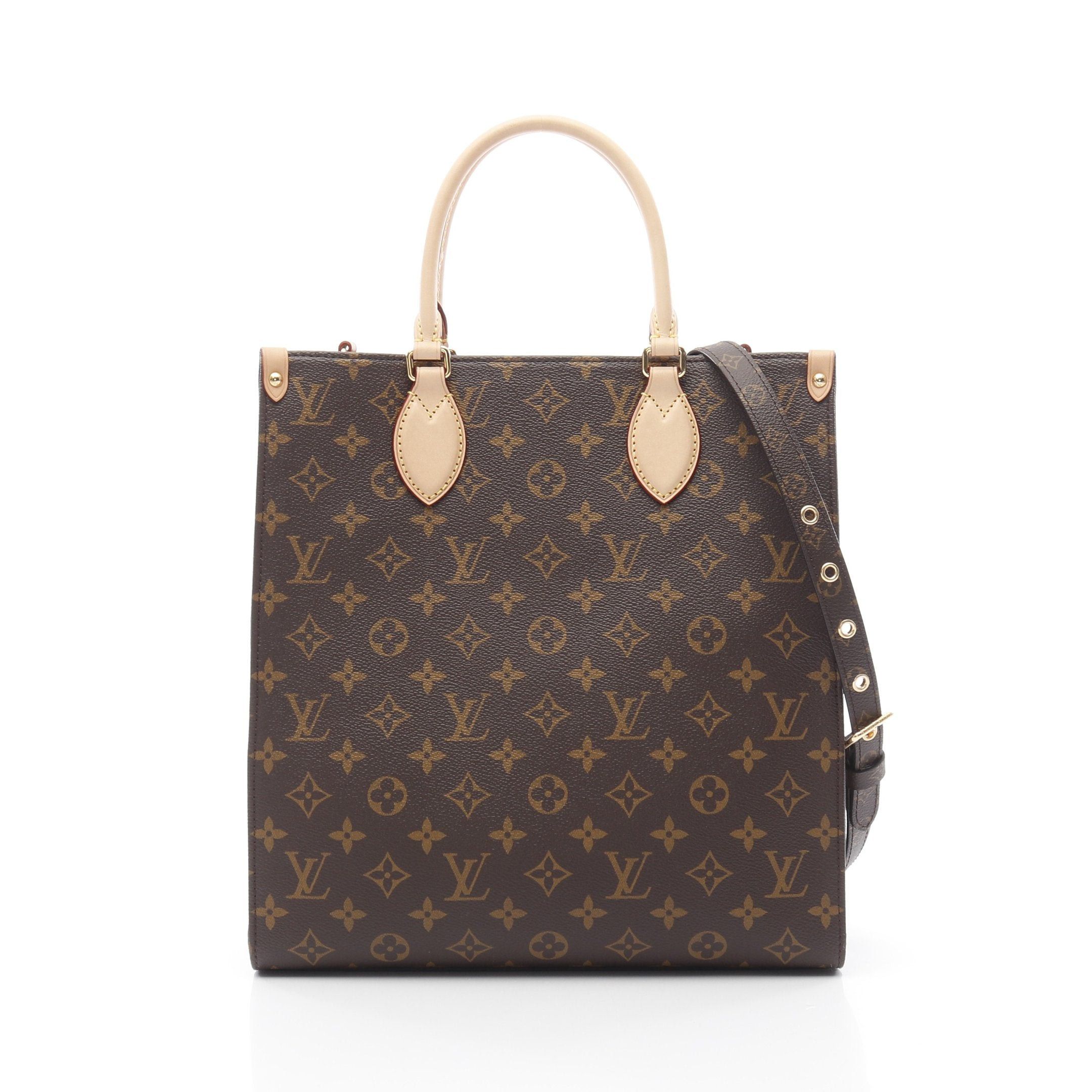 Louis Vuitton Louis Vuitton Sacpla Pm Monogram Handbag Tote Bag Leather Brown Size ONE SIZE - 1 Thumbnail