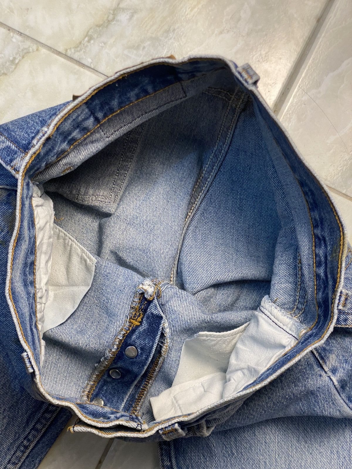 Levi's × Vintage Levis 501 Button Fly Size US 29 - 13 Thumbnail