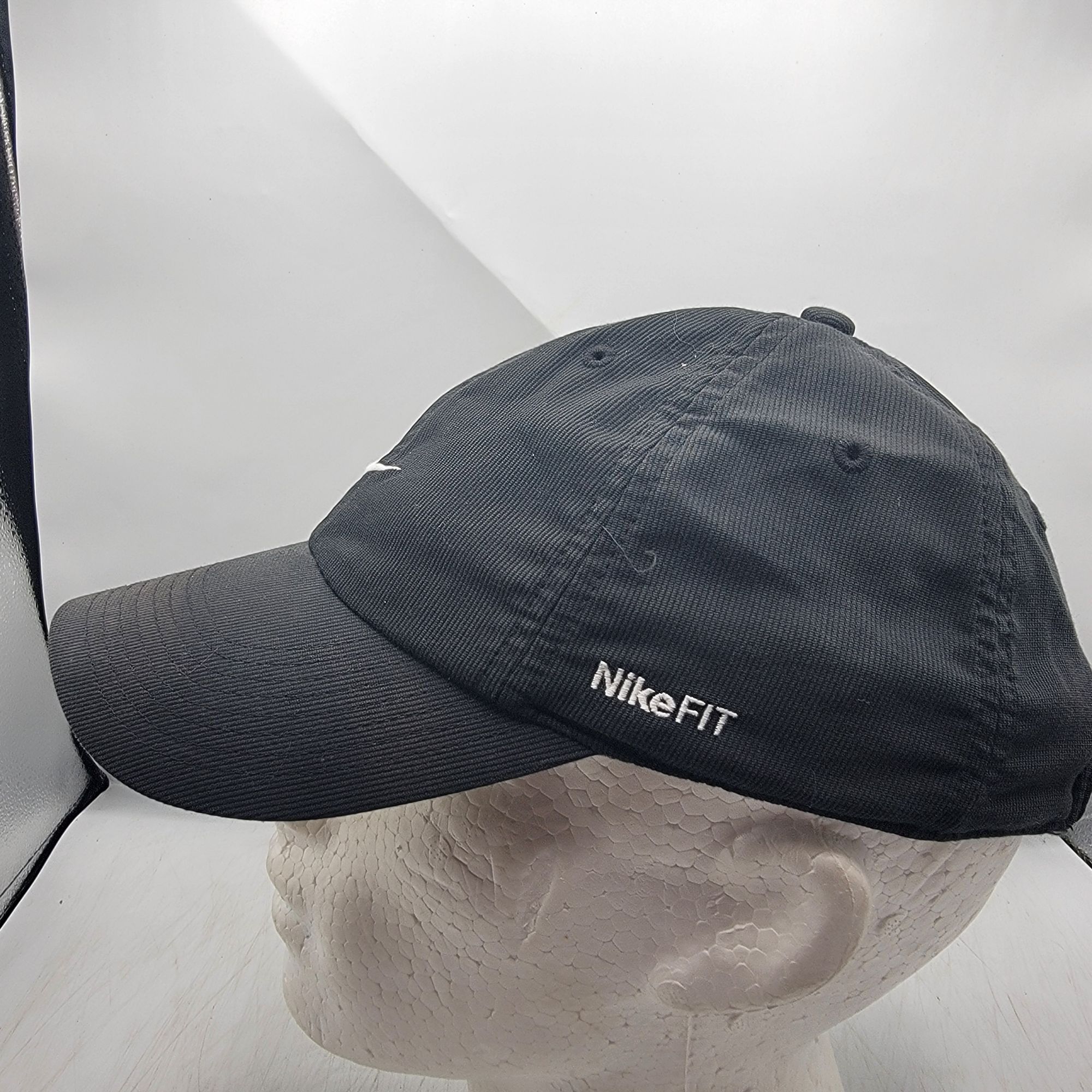 Nike Nike Adults Black Baseball Hat Cap Adjustable Casual Athleti Size ONE SIZE - 2 Thumbnail