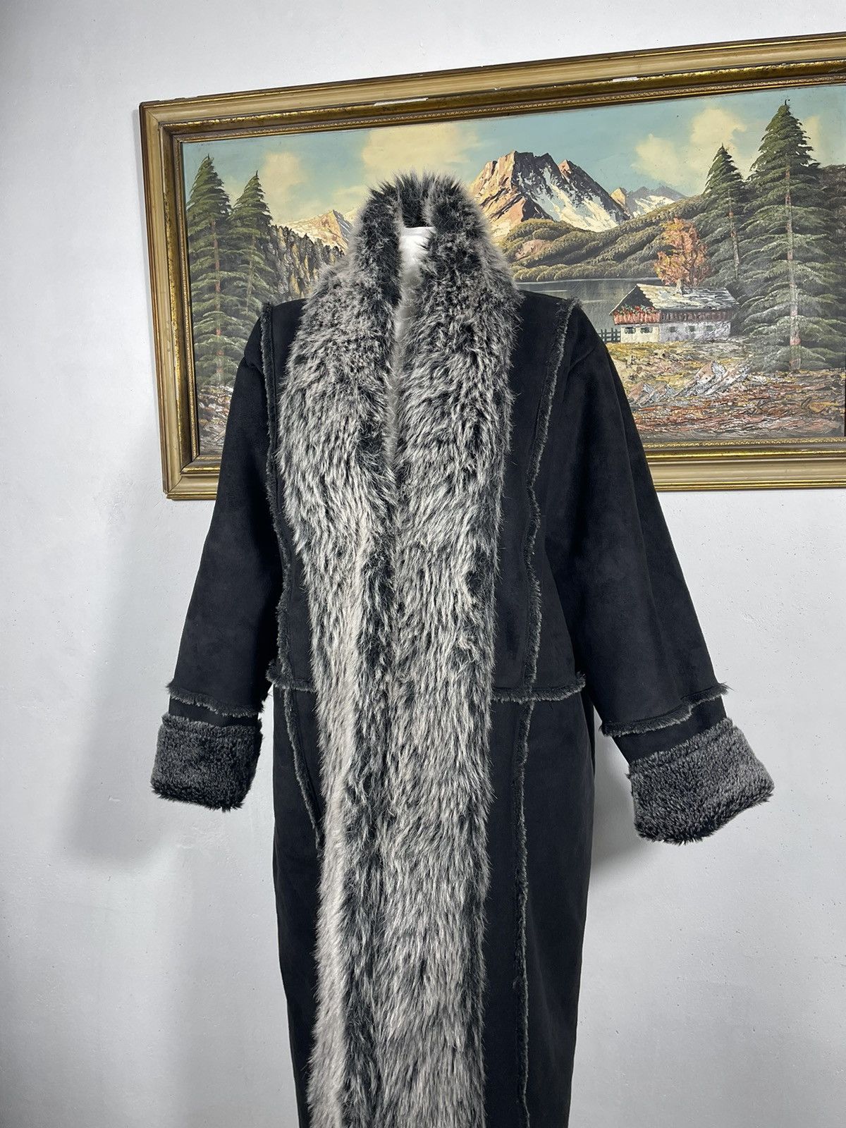 If Six Was Nine × Le Grande Bleu (L.G.B.) Button Ups Coat Avant Garde Affliction Grunge Retro 00s Size XL / US 12-14 / IT 48-50 - 3 Thumbnail