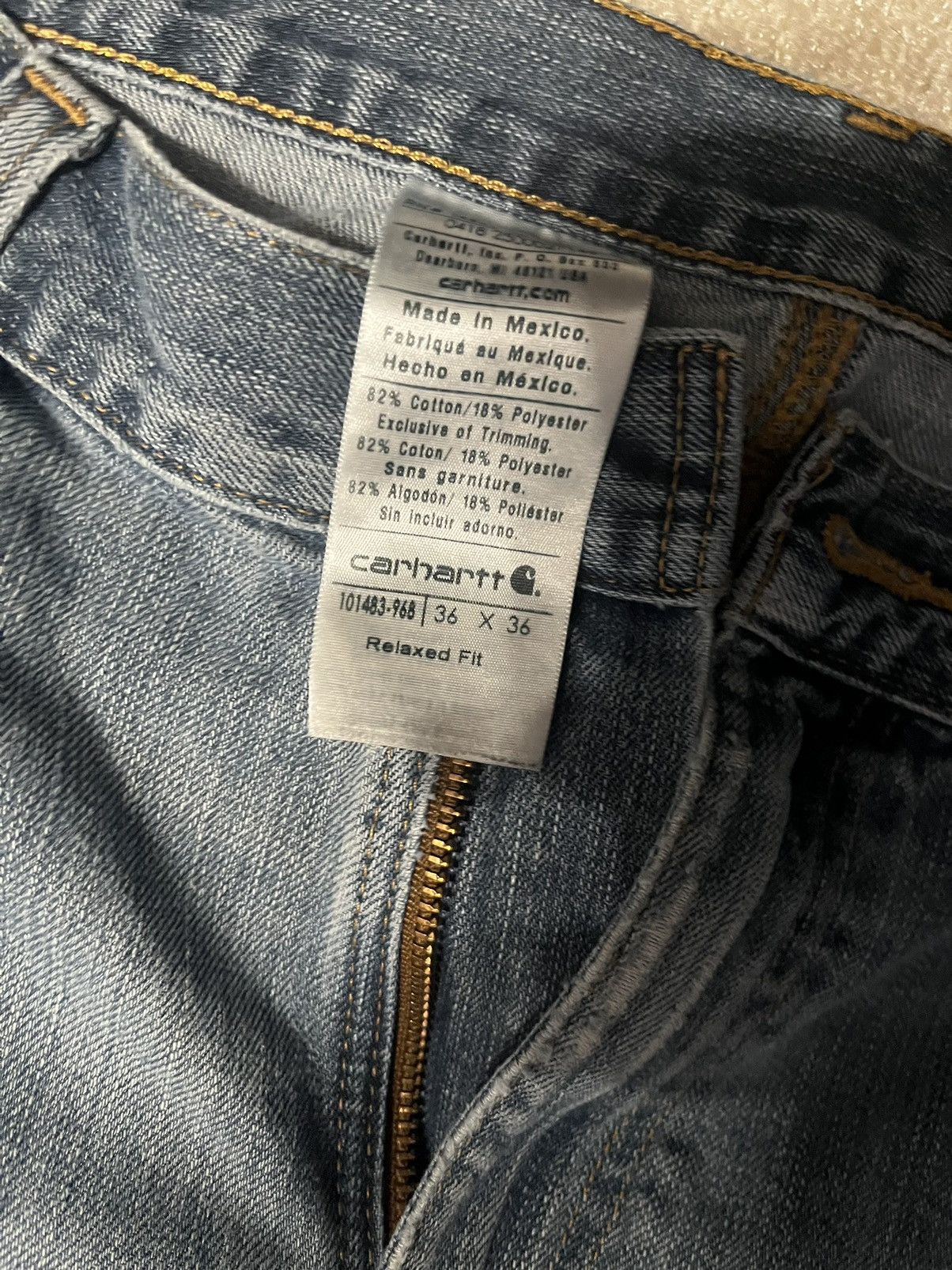 Carhartt × Vintage Carhartt Jeans Size US 36 / EU 52 - 4 Thumbnail