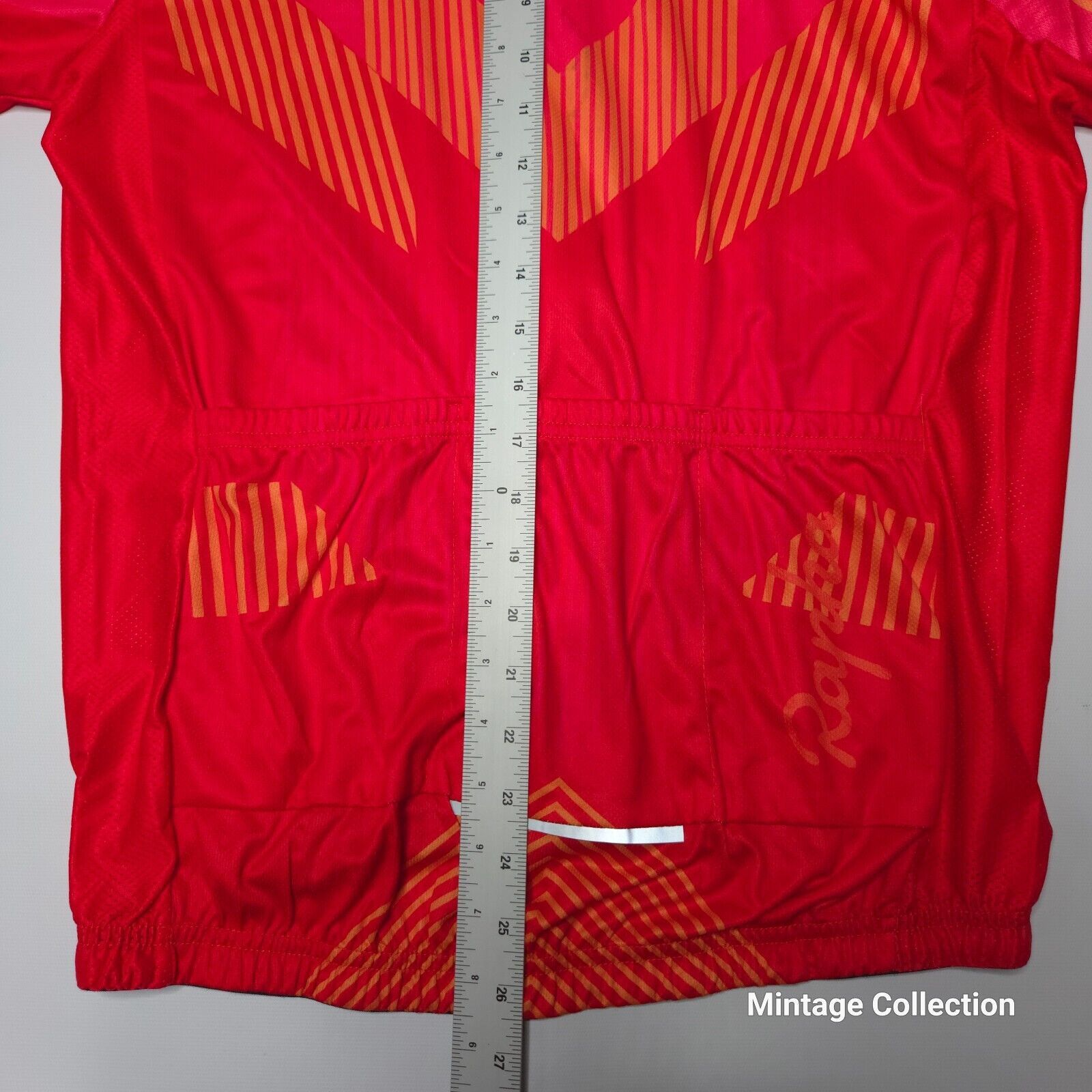 Rapha RAPHA CYCLING RED ORANGE PINK REFLECTIVE FULL ZIP JERSEY XL Size XL / US 12-14 / IT 48-50 - 10 Thumbnail