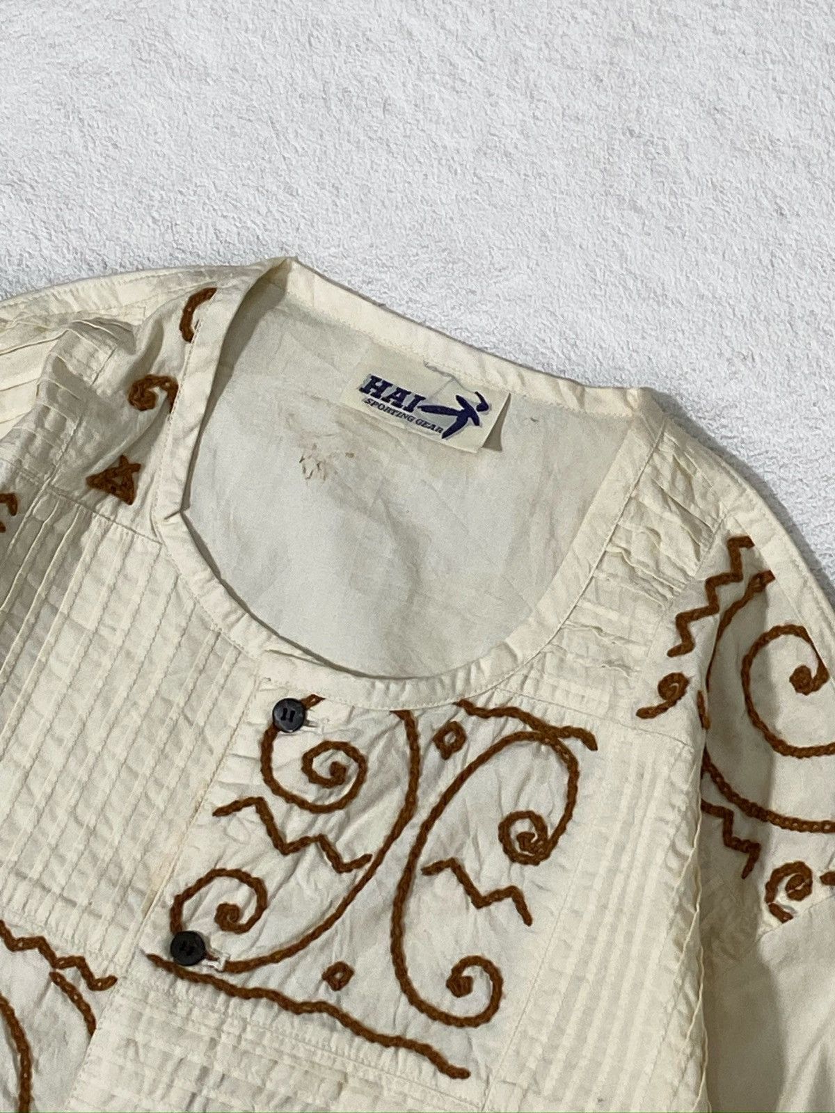 Issey Miyake RARE❤️‍🔥 Hai Sporting Gear by ISSEY MIYAKE Button Shirt Size US L / EU 52-54 / 3 - 3 Thumbnail