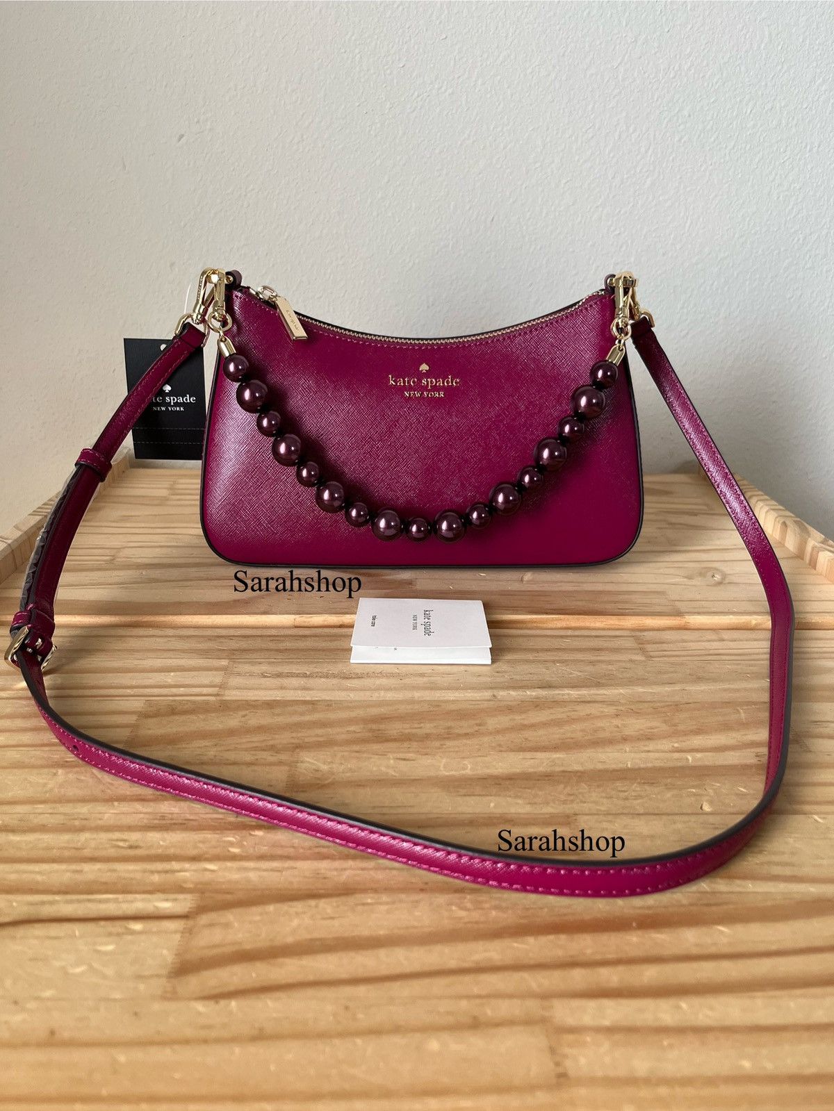 Kate Spade Kate Spade Madison Faux Pearl Medium Convertible Crossbody Size ONE SIZE - 3 Thumbnail